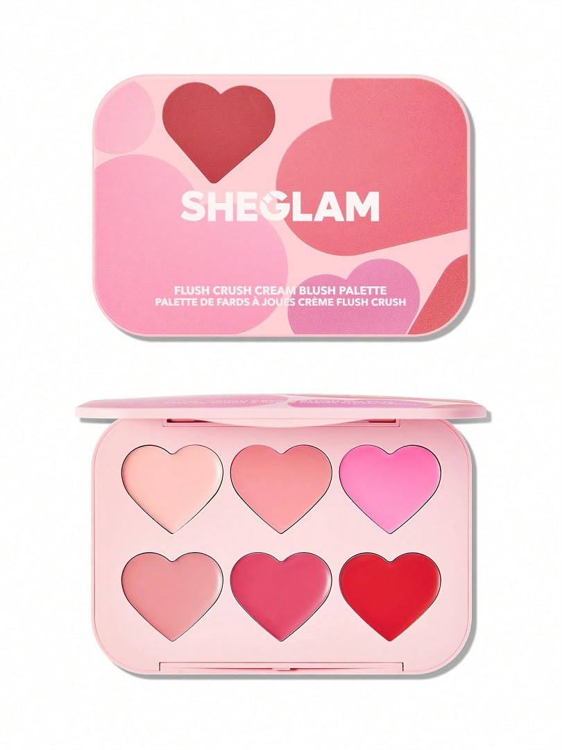 پالت رژگونه کرمی SHEGLAM Flush Crush با عنوان گلدار