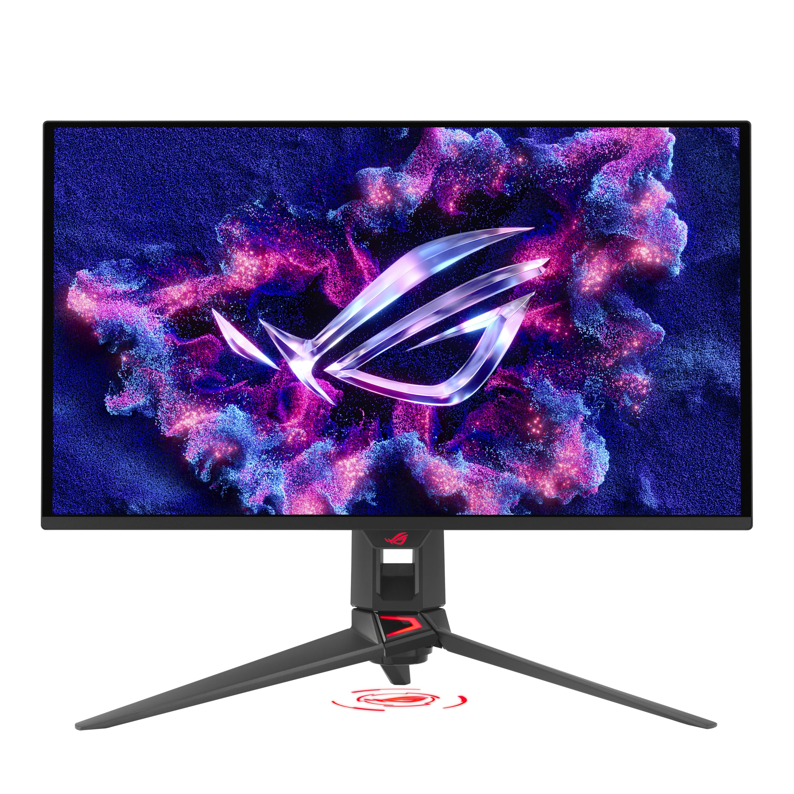 مانیتور بازی ASUS ROG Swift 27 اینچ 4K QD-OLED (PG27UCDM) - 240 هرتز، 0.03 میلی ثانیه، سینک حرارتی سفارشی، سنسور ابعادی Neo، سازگار با G-SYNC، 99٪ DCI-P3، رنگ 10 بیتی واقعی، DisplayPort 2.1a UHBR20، گارانتی 3 ساله