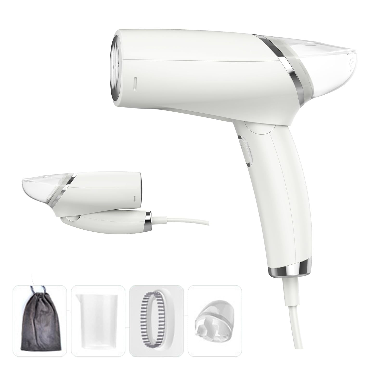 کواية مدل پرتابل بخاری
Compact Foldable کواية مدل پرتابل جارو بخار
1000W
15g/min بخار مداوم
Fast Heat-Up بخار سریع
100ML مخزن آب قابل جداشدن 
سبک و قابل حمل
اموال کواية سفری