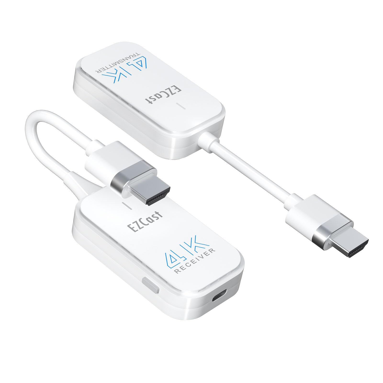 فرستنده و گیرنده بی‌سیم YOUTINGHDAV HDMI 4K، تقویت کننده بی‌سیم HDMI 1080P@120Hz، انتقال رادیویی تصویر/صدا از لپتاپ، کامپیوتر به مانیتور، تلویزیون، 165 فوت/50 متر فرستنده و گیرنده WLAN HD