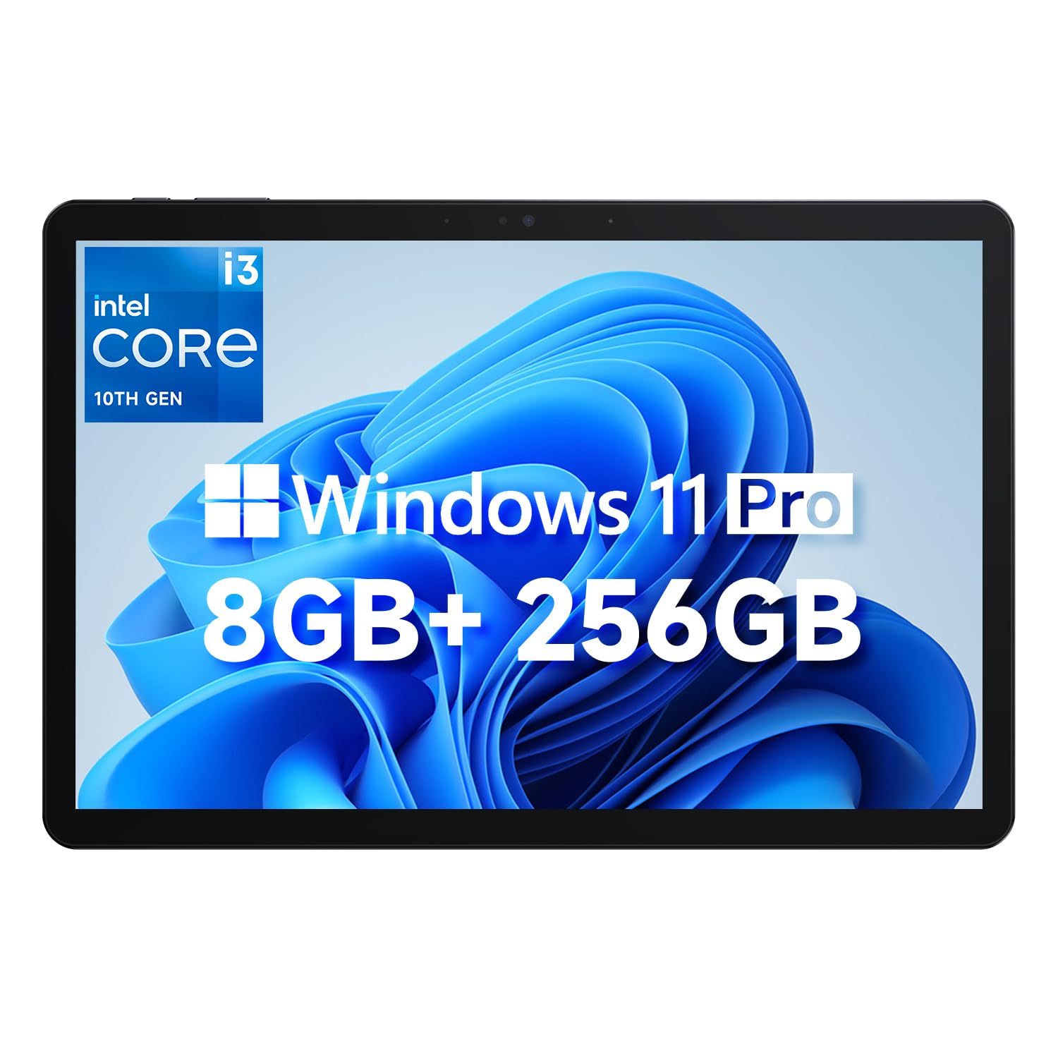 تبلت CHUWI 2025 Hi10 X1 با ویندوز 11، 10.1 اینچ، Intel N100 (تا 3.4 گیگاهرتز)، 8 گیگابایت LPDDR5 و 256 گیگابایت حافظه SSD، تبلت ویندوزی، دوربین‌های 8 مگاپیکسل و 5 مگاپیکسل، WiFi 6، بلوتوث 5.2، HDMI، USB 3.2، پورت Type C، صفحه نمایش Full HD رنگ مشکی