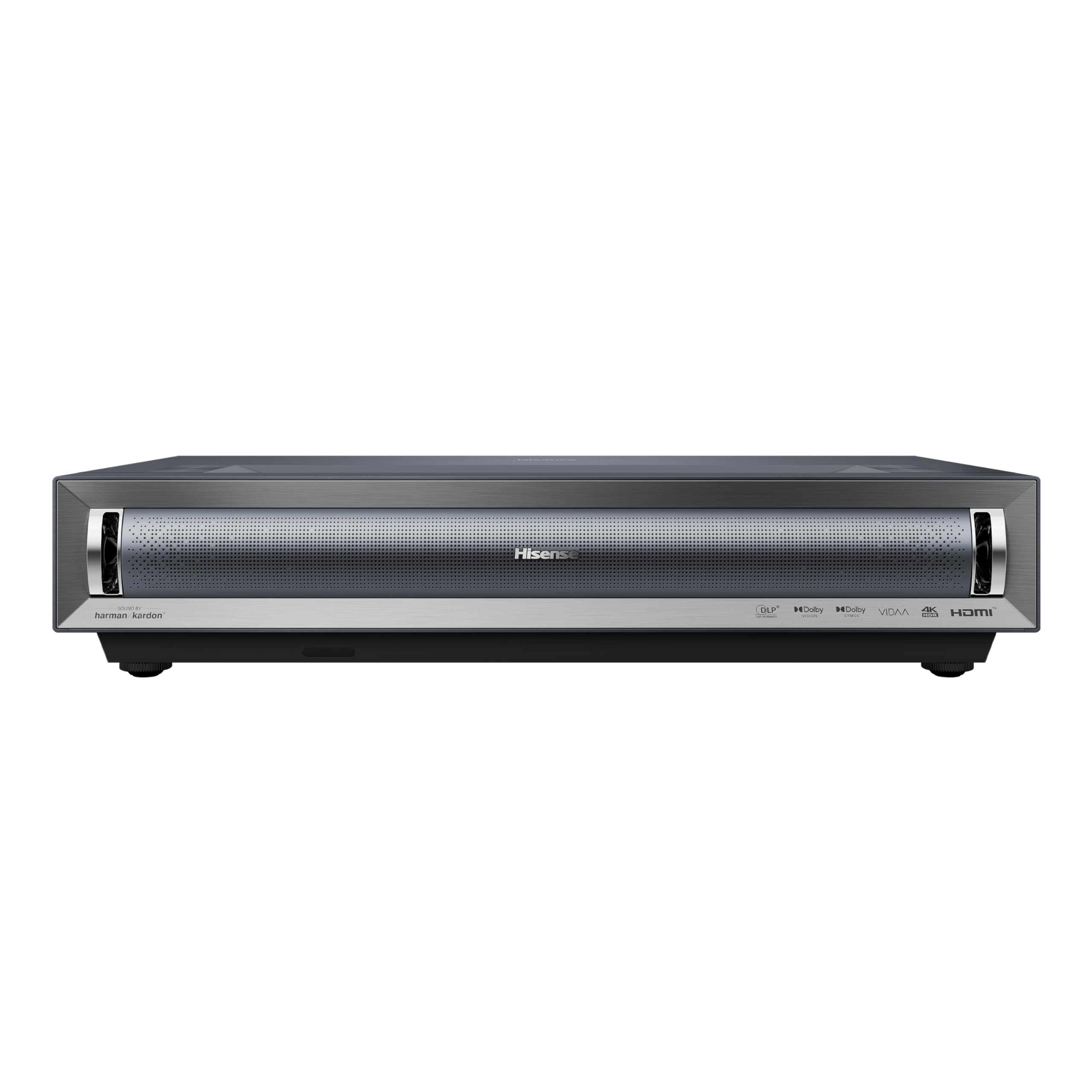 پروژکتور فوق‌العاده کوتاه پرتاب لیزری سه‌گانه Hisense PX3-PRO، 80"تا150"، 4K UHD، Dolby Vision و Atmos، IMAX بهبود یافته، تئاتر منزل، 3000 لومن، HSR240، HDR10+، IMAX بهبود یافته، کنترل صوتی تئاتر منزل PX3-PRO