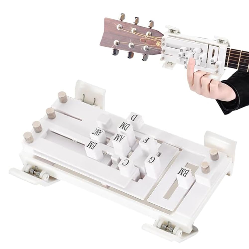 {
  "نام": "Guitar Aid Chords buddy Trainer",
  "ضروری": "Guitar Chord Presser",
  "کمکی": "Assisted para Tool",
  "قطعات یادگیری گیتار با فشار سینی گیتار": "Guitar Learning Parts with Guitar Chart Presser",
  "ابزار تمرین آموزشی گیتار برای مبتدیان": "Guitar helper Teaching Practice Tool for Beginner (White)"
}