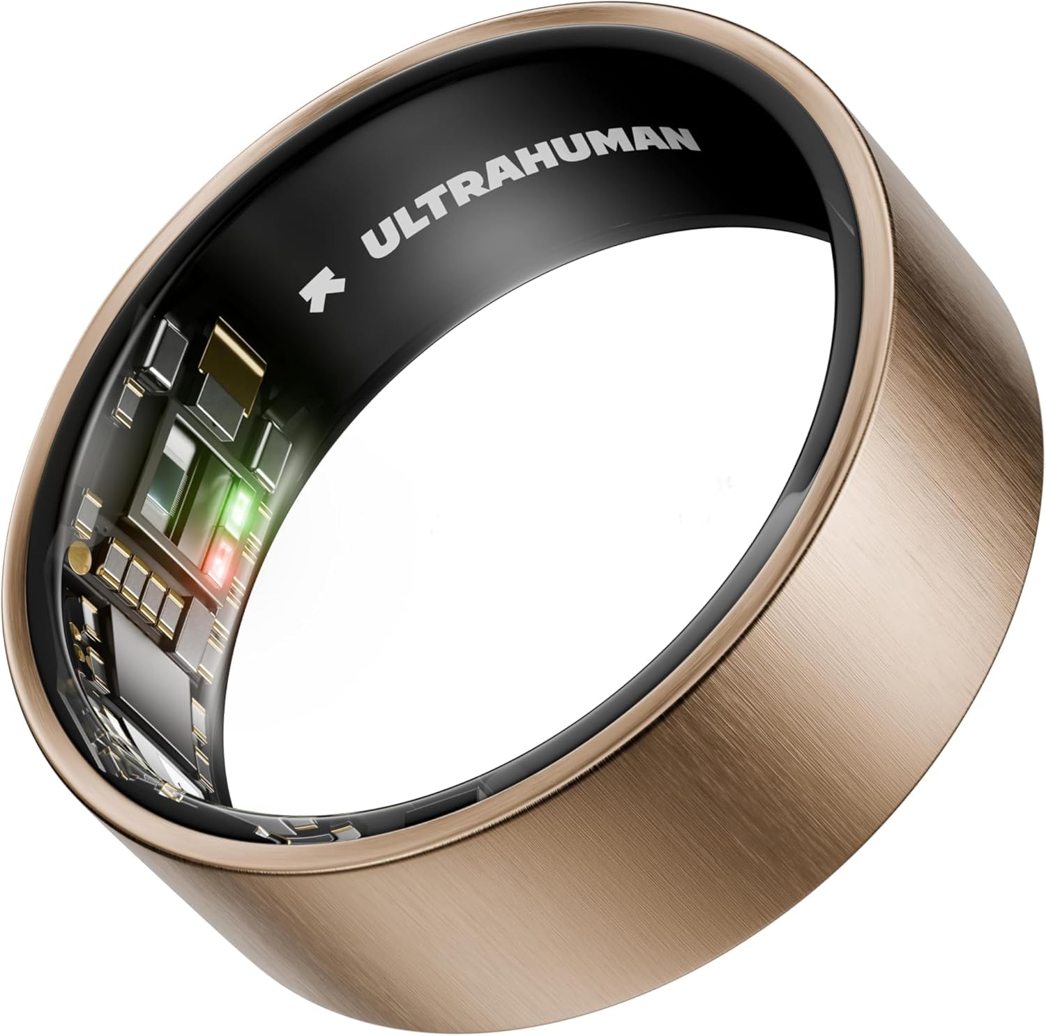 Ultrahuman Ring AIR Smart Ring -Track Sleep, HRV & Stress, No subscription Brushed Rose Gold 8