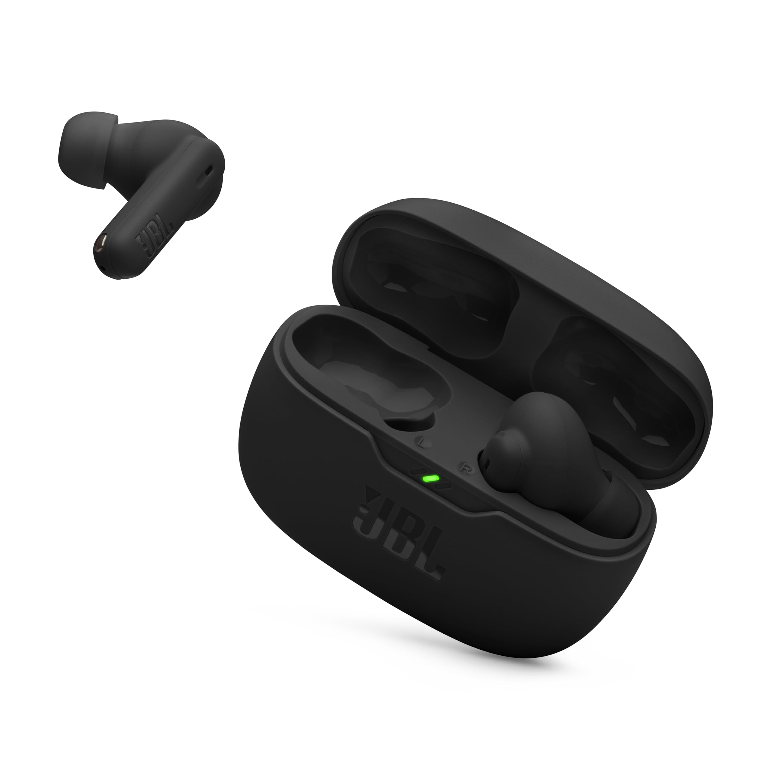 JBL Vibe Beam 2، هدفون های لایف استایل، بلوتوث بی سیم واقعی، لغو نویز فعّال، 2 میکروفن بیم‌فرمینگ، ضدآب IP54 - مشکی
