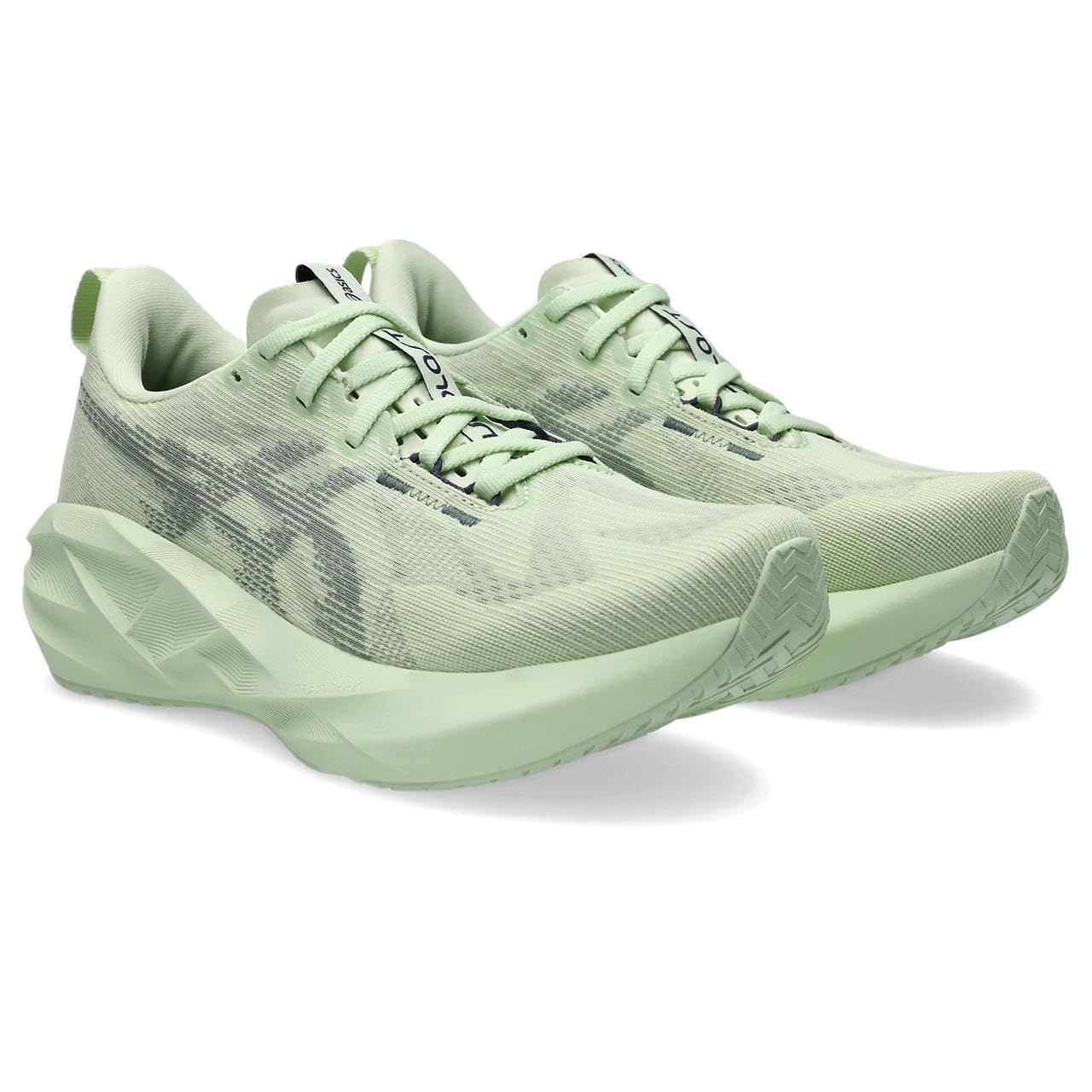 کفش ورزشی زنانه ASICS NOVABLAST 5 - سایز 40.5 یورو - رنگ سبز آرام/آبی انبه