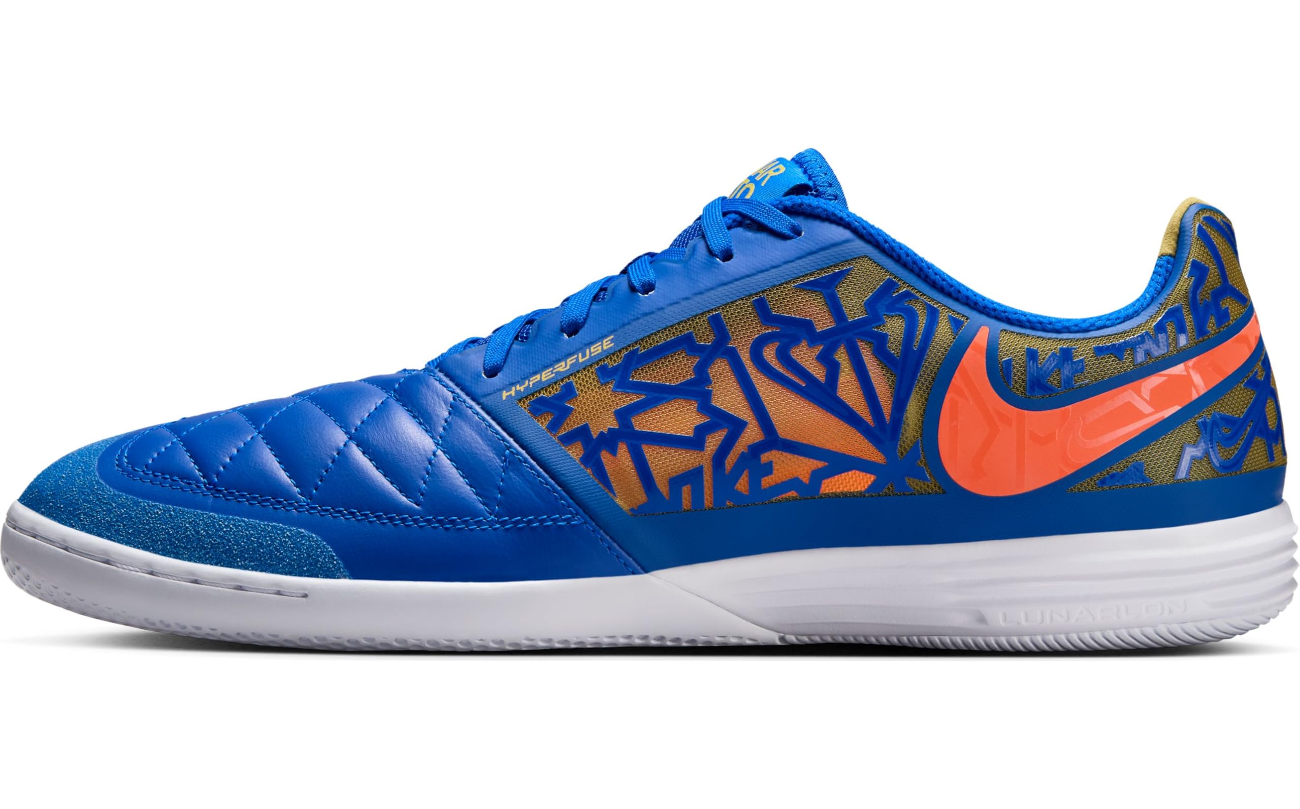 نایک LUNARGATO II — کفش بنددار مردانه، سایز ۴۵ (EU)، رنگ Racer Blue / Hyper Crimson