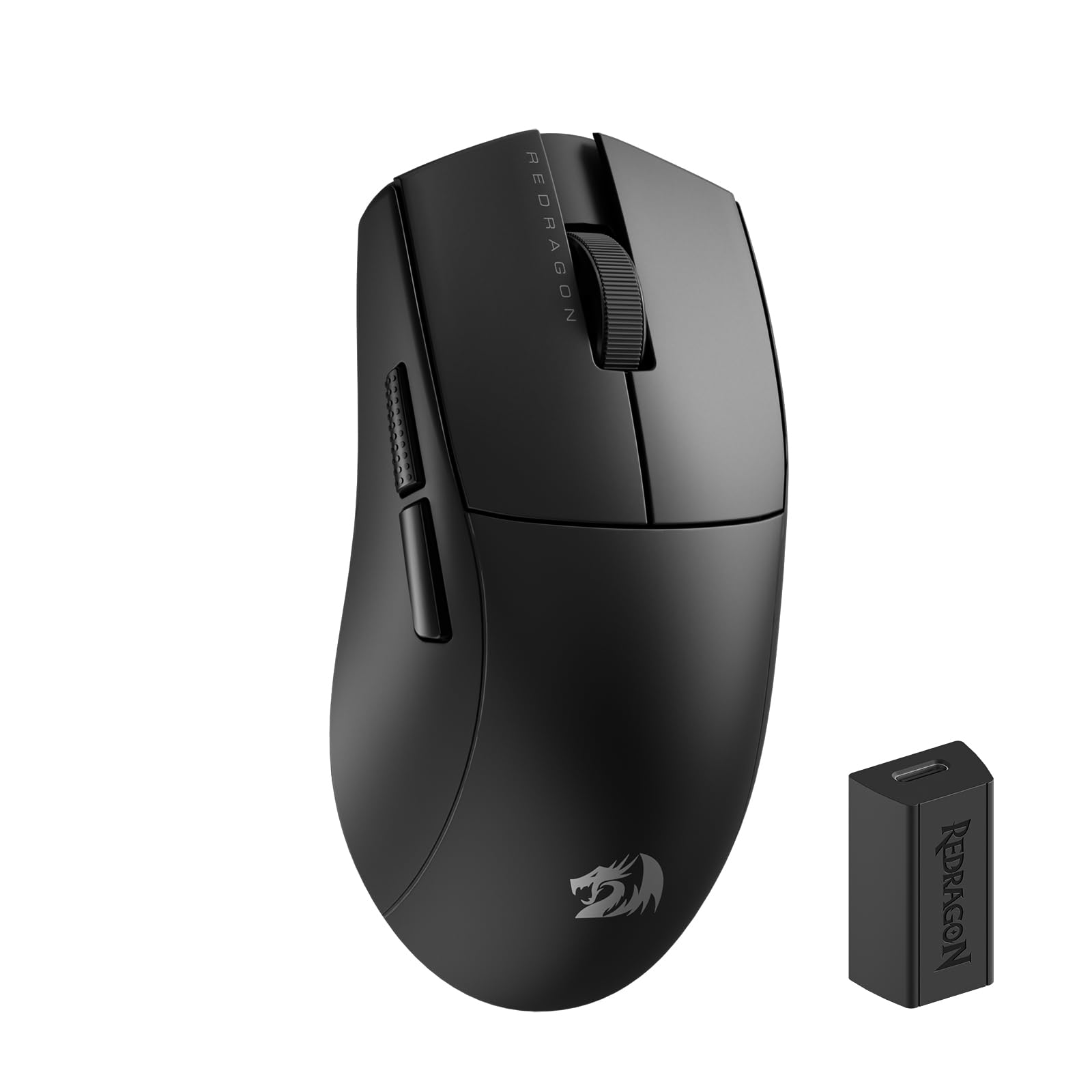موشوار مهیج بی‌سیم Redragon M916 STD با 3 حالت، با وزن 49 گرمی فوق العاده سبک، با دقت 24 هزار DPI و دسته‌ی طبیعی ارگونومیک، دارای دکمه‌های قابل برنامه‌ریزی کامل، نرم‌افزاری که از تنظیم دلخواه کلیدها و DPI حمایت می‌کند - رنگ مشکی