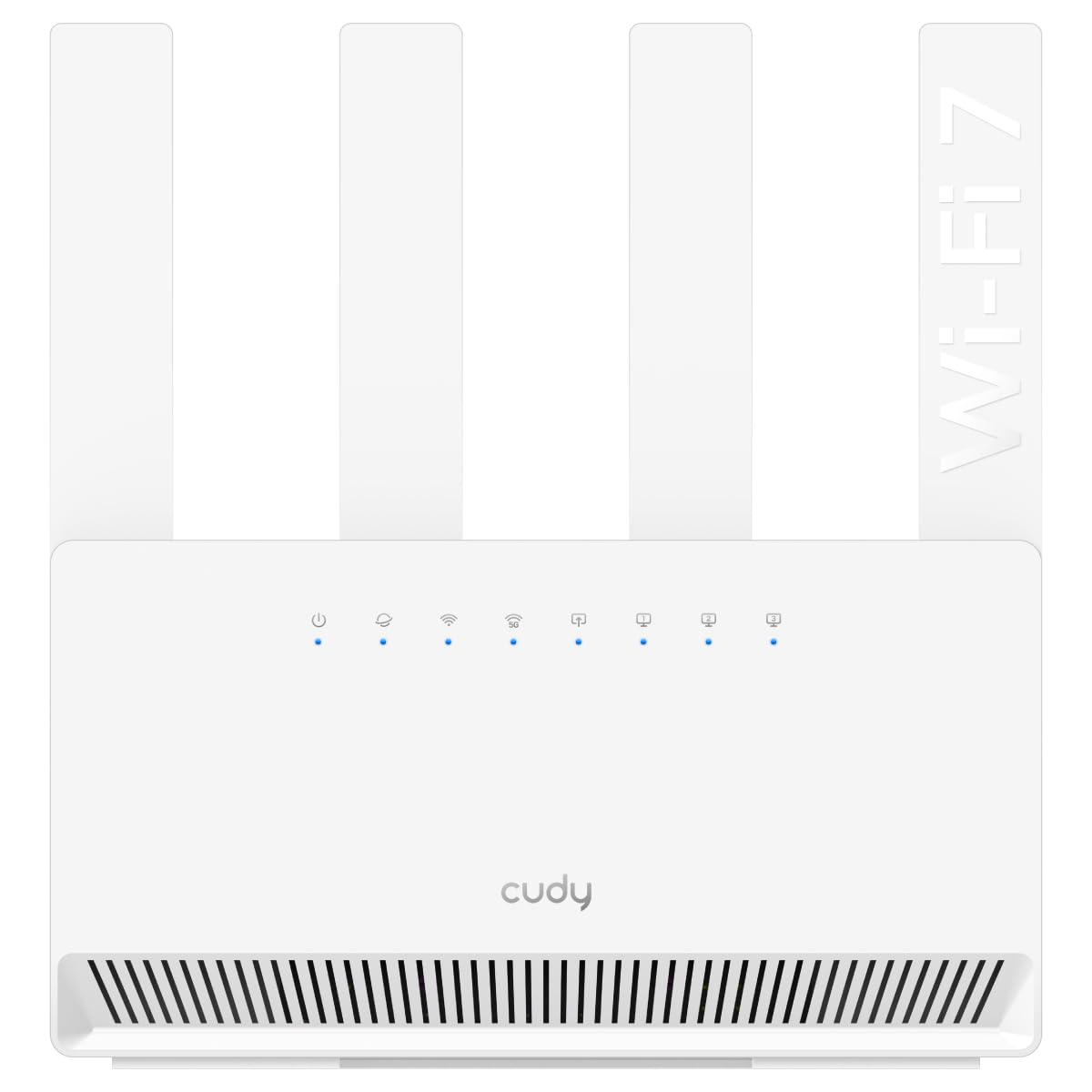 مسیریاب وای-فای دو باند Cudy BE3600 WR3600E با 4 پورت گیگابیت، هسته چهارگانه 2.0 گیگاهرتزی، 4 آنتن، مشتری‌ها و سرور VPN، برنامه Cudy، کنترل از طریق ابر