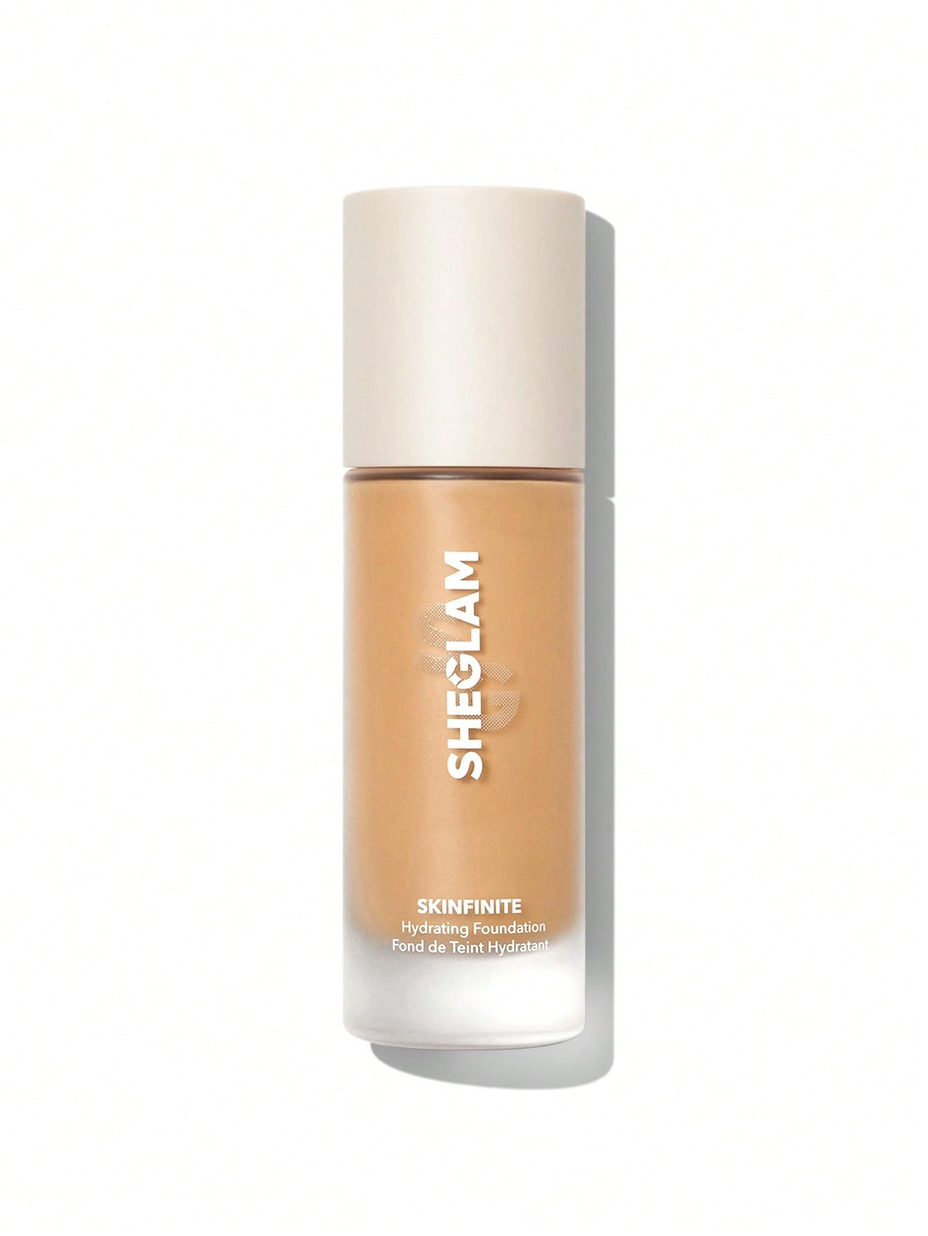 پایه مرطوب کننده پوستی SHEGLAM Skinfinite، پوشش درخشان و بی‌نقص، پوست بدون لکه و آرام، ضد باز کردن منافذ غیر چرب، پوستی نرم و مایع با رایحه آکورن.