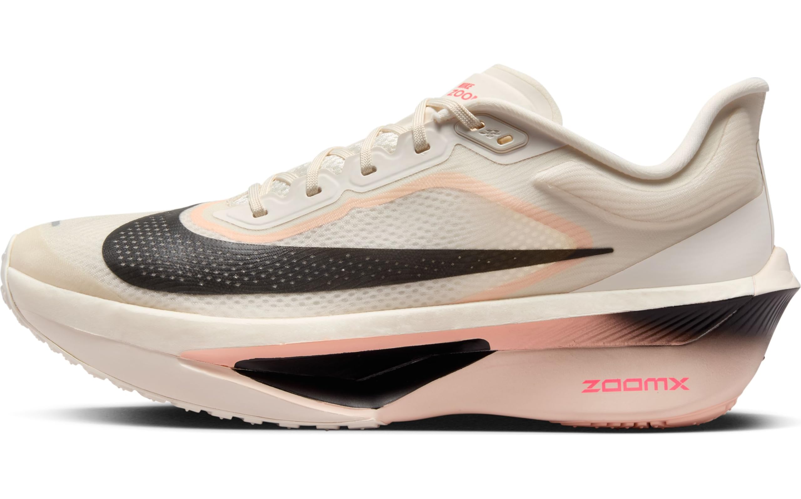 کفش بنددار مردانه نایک ZOOM FLY 6، سایز 45 (EU)، رنگ: عاجی روشن / مشکی / کرمسون / سفید مایل به کرم / HOTP