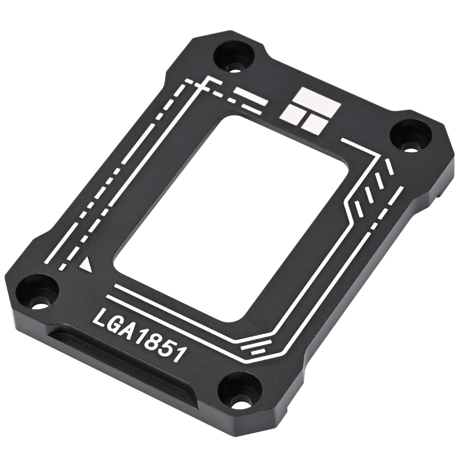 قابلیت تبادل گرما اینتل LGA1851 - 2.1 اینچ طول، 2.76 اینچ عرض، 0.246 اینچ ارتفاع، آلیاژ آلومینیوم، سازگار با سری اولترا نازل اینتل کور CPU LGA1851، رومیزی