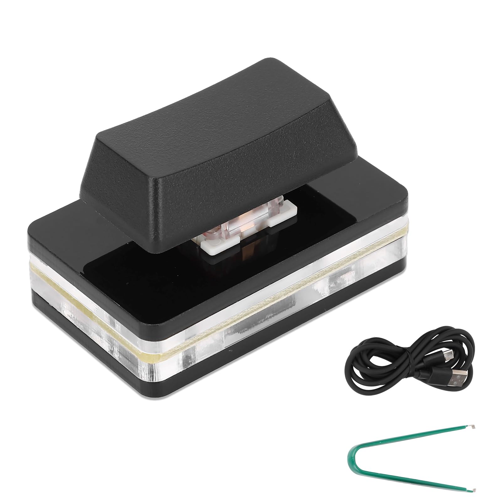 صفحه کلید ماکرو قابل برنامه‌ریزی PC، صفحه کلید تک USB، کی‌پد بازی RGB OSU با قابلیت تعویض سریع و سوییچ قرمز، صفحه کلید مکانیکی با دکمه‌های تعریف شده توسط کاربر و اتصال Type C برای بازی OS سیاه