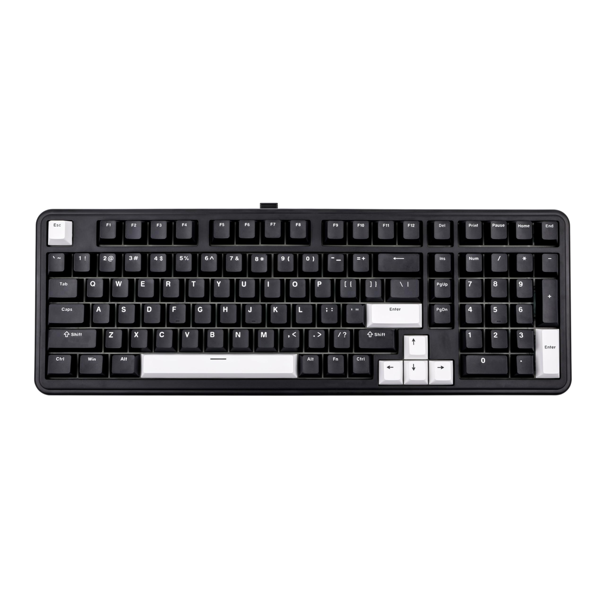 کیبورد مکانیکال وایرلس سه حالته اپومیکر مدل TH99 ، کیبورد سفارشی قابل تعویض، کیبورد بازی RGB با پد عددی، کیبورد گسکت کریمی برای کاربری در رایانه های شخصی / مک / اداری / بازی (مشکی)