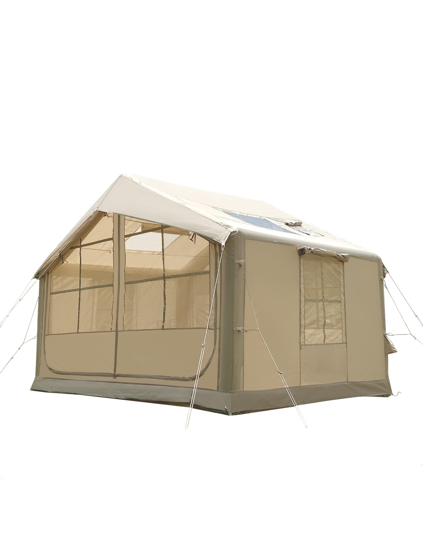 GOTENTIFY Luxury Inflatable Camping Tent for 2-5 Person, Instant Setup Family Glamping Tent with Hand Pump, Durable Oxford Fabric TPU Skylight Air Tent

چادر کمپینگ قابل تورم لوکس GOTENTIFY برای 2-5 نفر، چادر خانوادگی گلمپینگ نصب سریع با پمپ دستی، پارچه اکسفورد مقاوم TPU چادر هوایی ابریشم