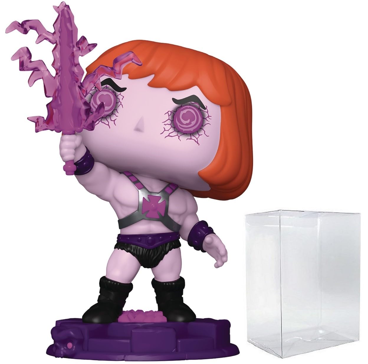POP Funko Fusion: Masters of The Universe - He-Man Limited Edition Chase Funko Vinyl Figure (Bundled with Compatible Box Protector Case), Multicolored, 3.75 inches
بندی شده با محافظ جعبه سازگار، چند رنگه، 3.75 اینچ