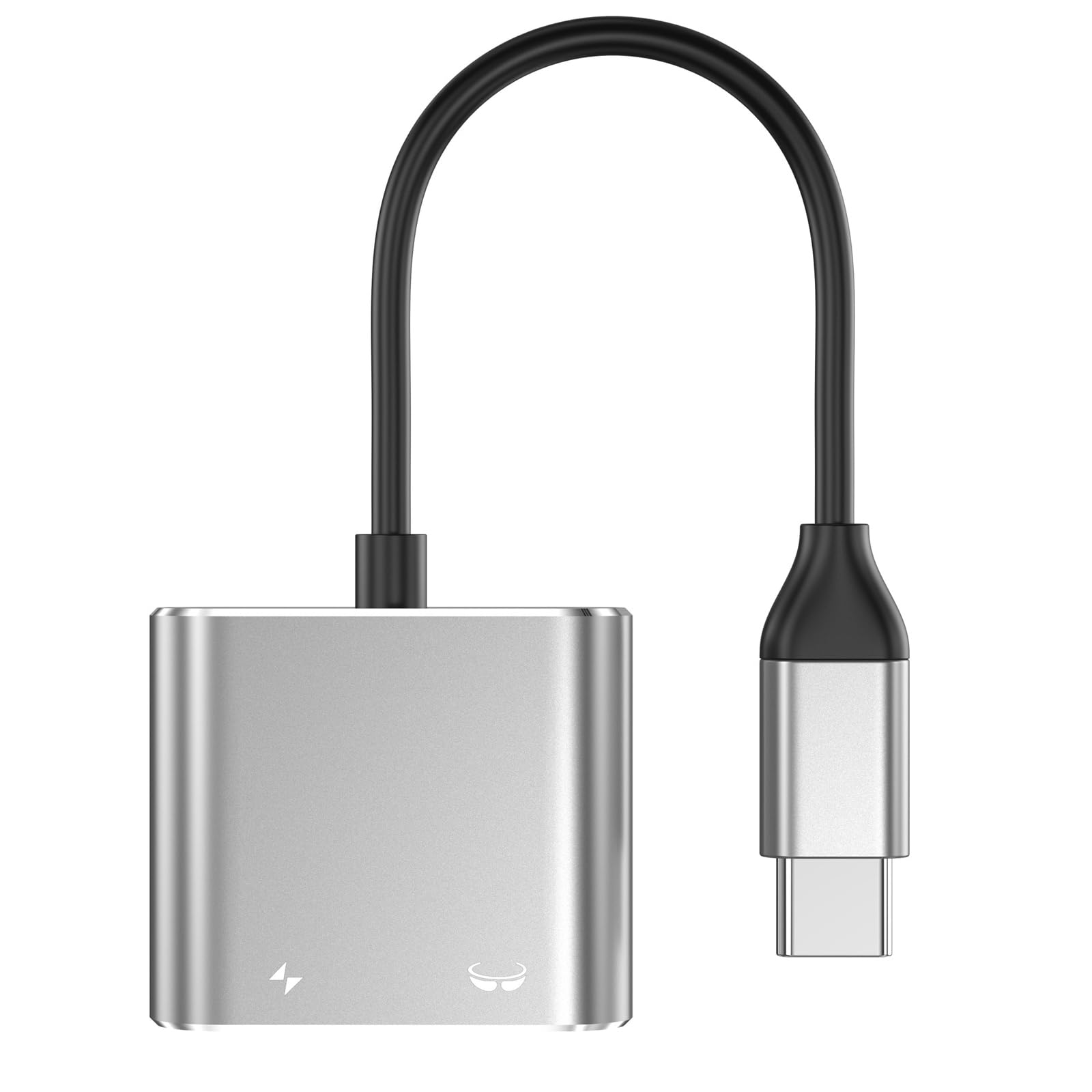 YUELER USB C به محصولات و شارژ آداپتور برای ایرپاد/ 2 - پشتیبانی از شارژ سریع PD100W و خروجی ویدیو 4K 60Hz.