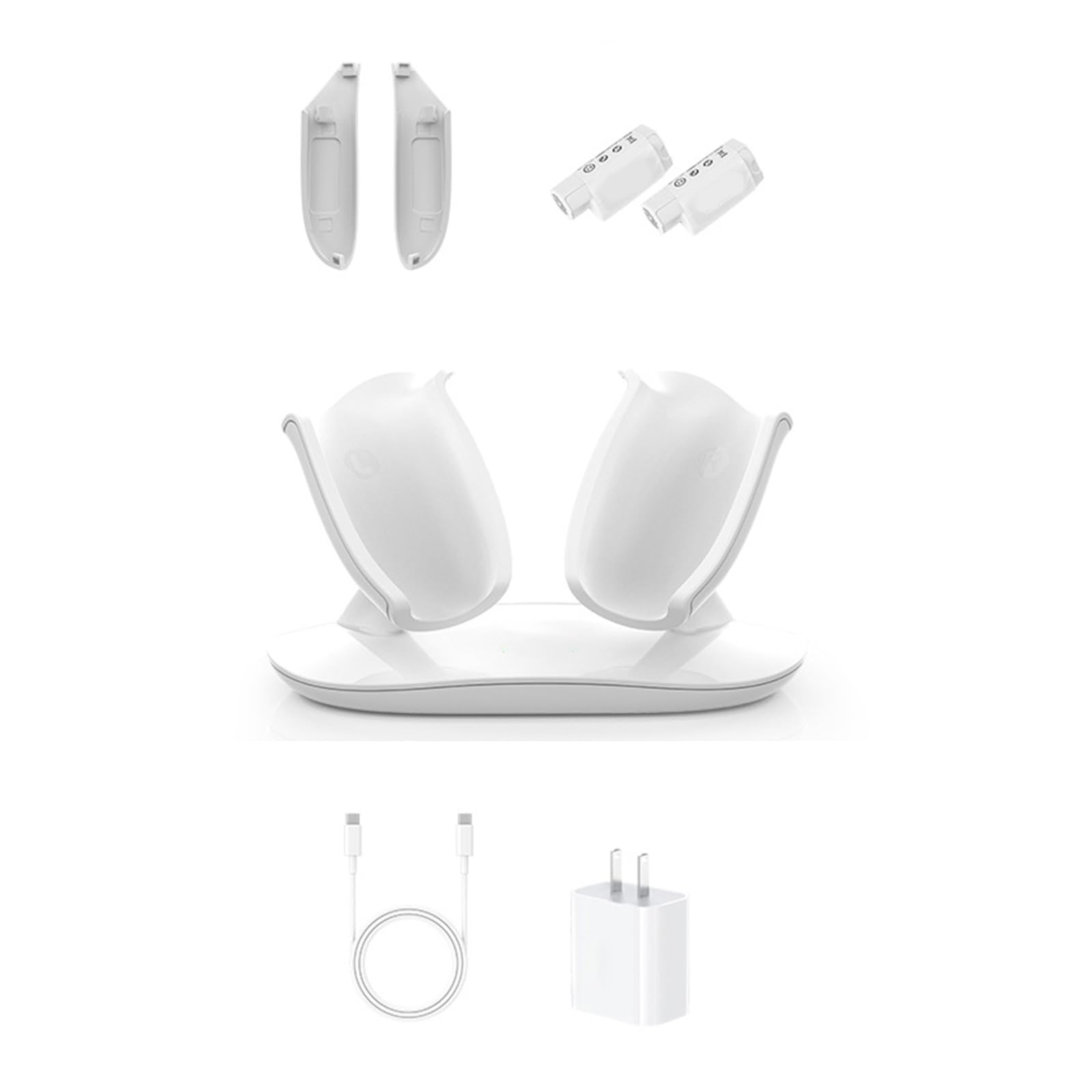 پایه شارژر YUELER برای 3 ایستگاه مغناطیسی با نمایشگر LED، پایه نگهدارنده هدفون و کنترلر، قابل شارژ