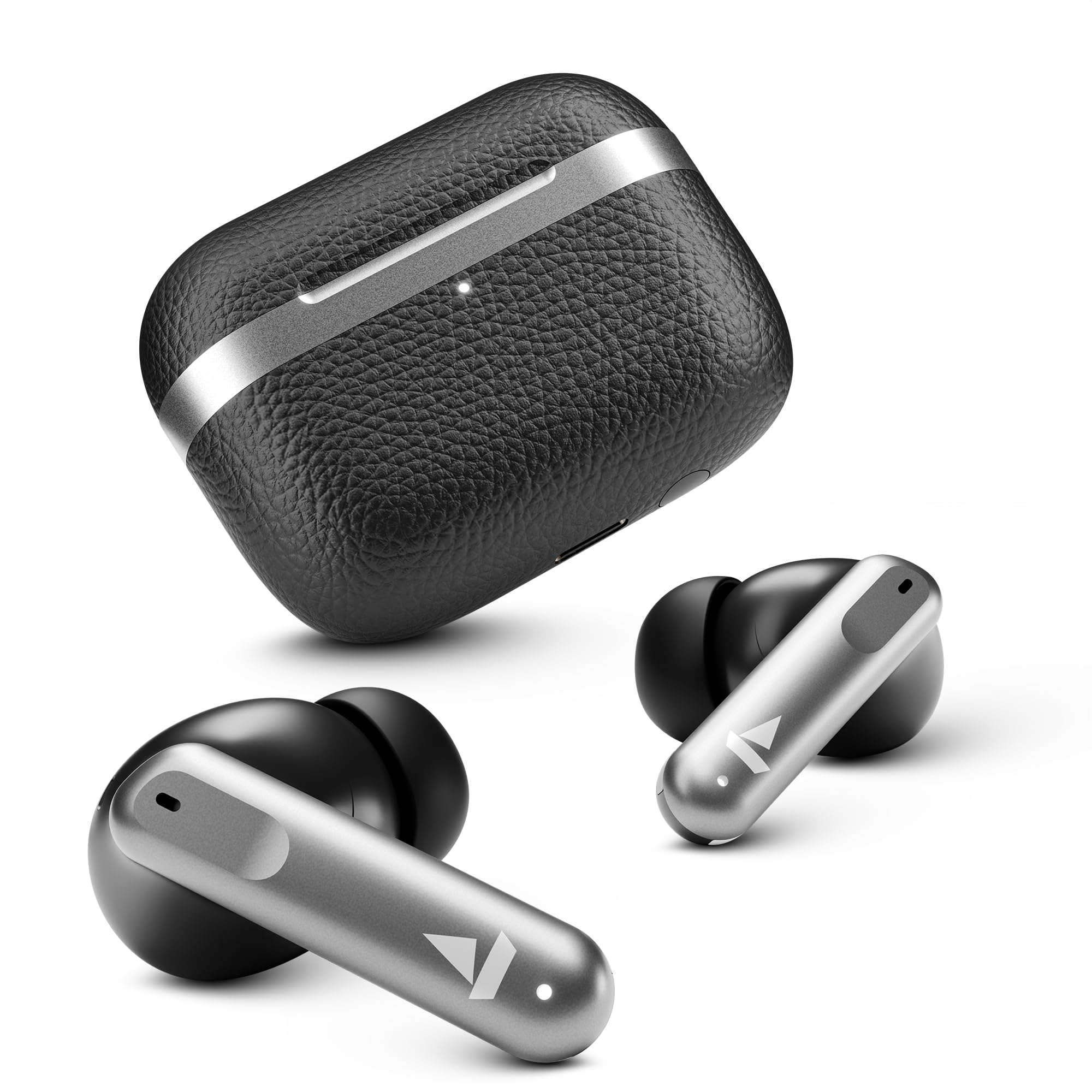 boAt Airdopes 111 Bluetooth Truly Wireless in Ear Earbuds with Mic, 13Mm Drivers, ASAP Charge, 28H Playtime, Iwp, Bluetooth V5.1, Easy Touch Controls & Lightweight Build(Carbon Black)