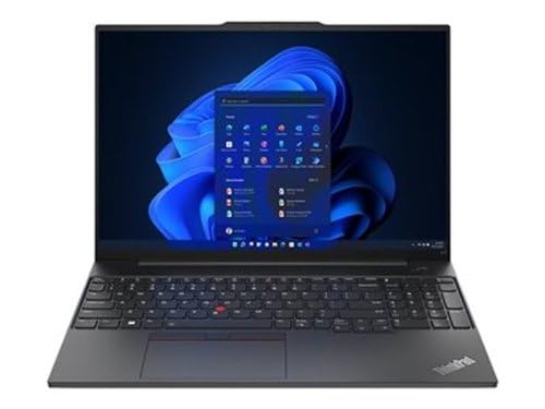 لپ تاپ تجاری لنوو مدل ThinkPad E16 نسل دوم - پردازنده اینتل کور Ultra 7، کش 24 مگابایت، تا 4.80 گیگاهرتز، 32 گیگابایت رم DDR5، 1 ترابایت حافظه جامد NVME، ویندوز 16.0 اینچ صفحه نمایش FHD (ارتقا)(به‌روزرسانی)