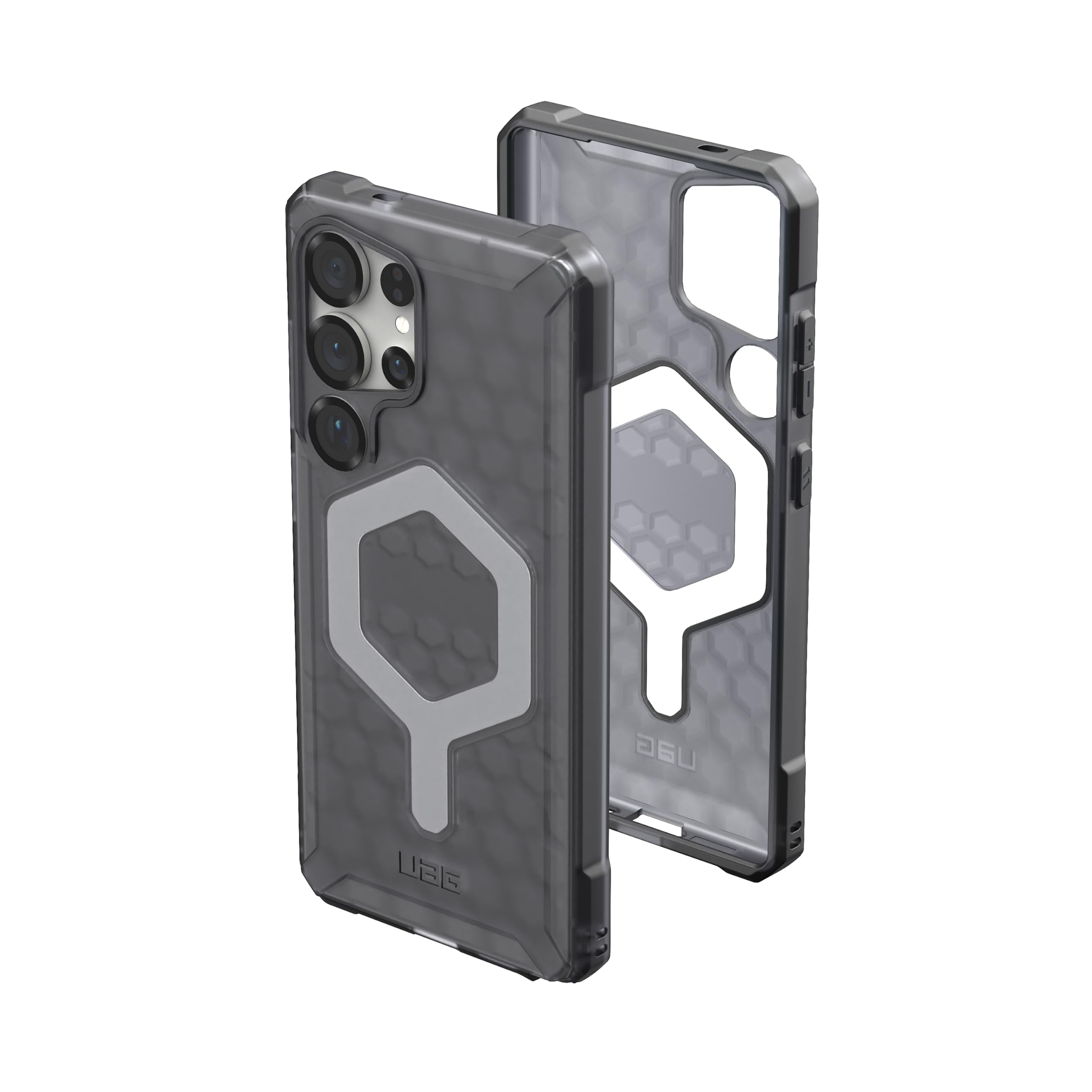 Urban Armor Gear (UAG) Essential Armor برای Samsung Galaxy S25 ULTRA — قاب محافظ [سازگار با MagSafe]، تست‌شده در سقوط از ارتفاع 15 فوت — خاکستری (Ash)