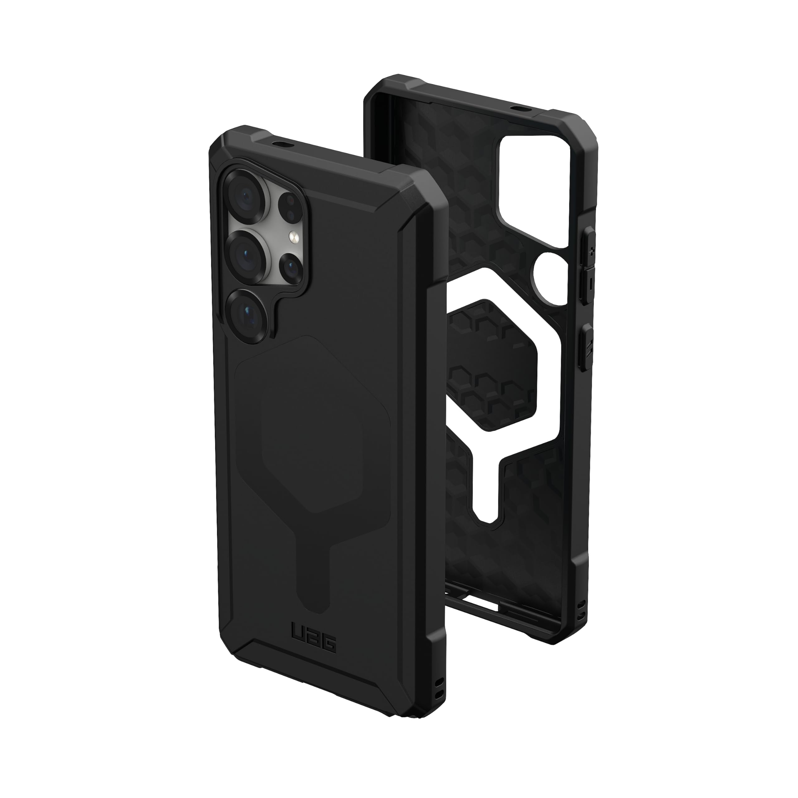 کاور محافظ Urban Armor Gear (UAG) Essential Armor برای Samsung Galaxy S25 ULTRA [سازگار با MagSafe] — آزمایش‌شده در سقوط از ارتفاع 15 فوت — مشکی