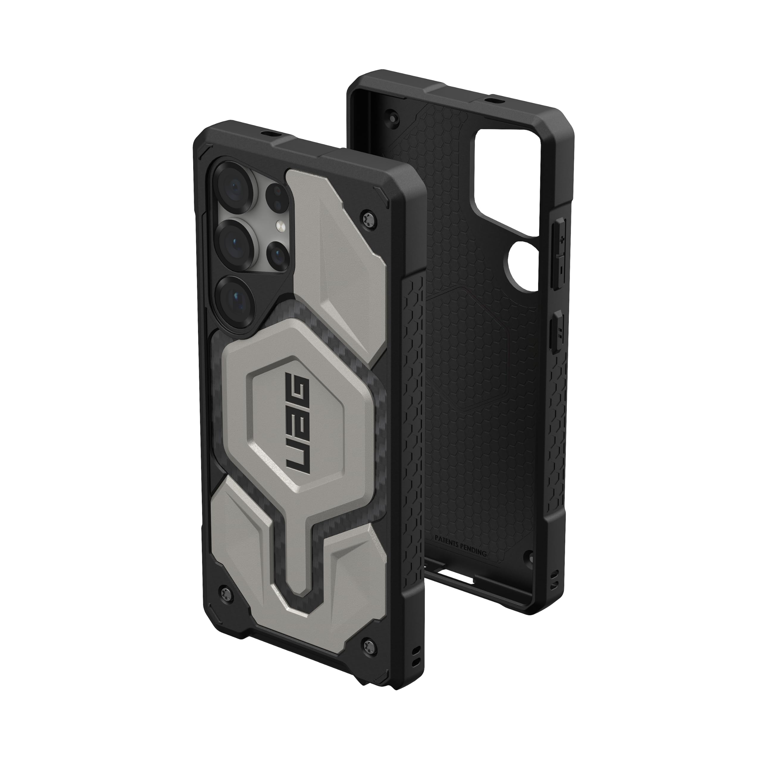 کاور محافظ Urban Armor Gear UAG Monarch Pro [سازگار با مگ‌سیف] برای گوشی سامسونگ Galaxy S25 ULTRA [تست شده برای سقوط حداکثر 25 فوت] - تیتانیوم