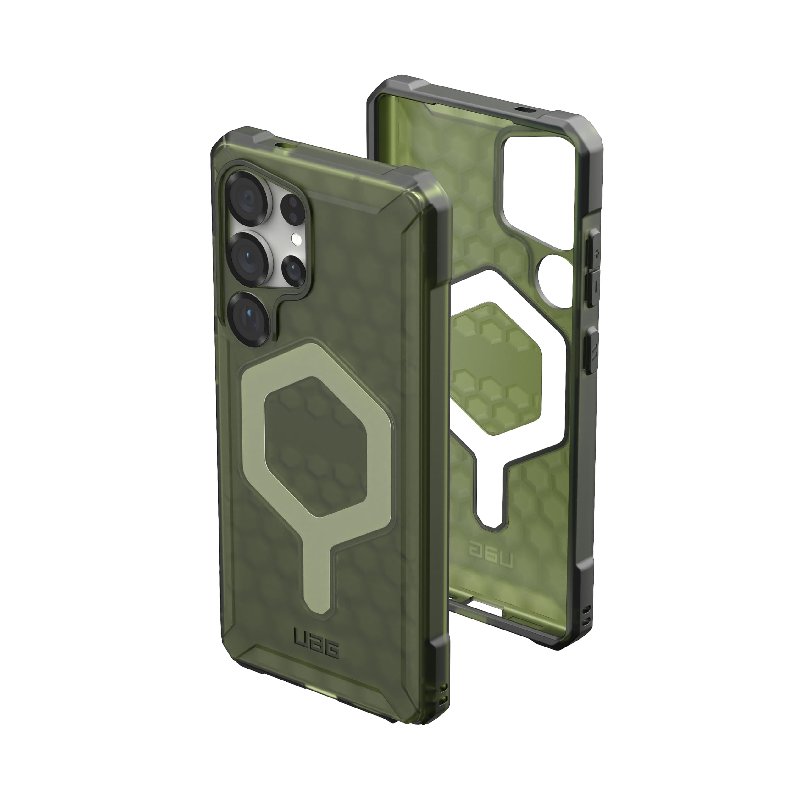 محافظ UAG Essential Armor از Urban Armor Gear برای Samsung Galaxy S25 ULTRA، قاب [سازگار با MagSafe]، تست شده برای سقوط از ارتفاع 15 فوت - رنگ سبز زیتونی
