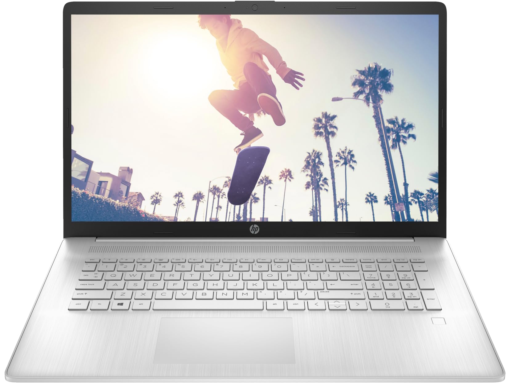 لپ تاپ HP 17t-cn300 17.3" FHD (1920x1080) IPS مدل 2024 جدید | Intel i5-1334U 10-هسته‌ای | گرافیک Intel Iris Xe | صفحه کلید با نور پس زمینه | اثر انگشت | Wi-Fi 6 | 8GB DDR4 512GB SSD | ویندوز 11 هوم