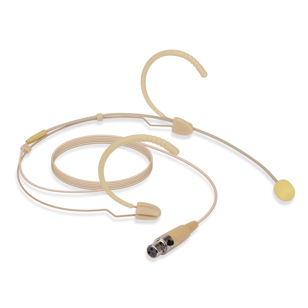 هدست گوش دار YXG با میکروفون Over Ear Hanging بیژن سبک وزن و کم‌پروفیل سازگار با سیستم بی‌سیم AKG، با تراگمیتر Bodypack، همراه با کابل 1.45 متری و پلاگ Mini XLR