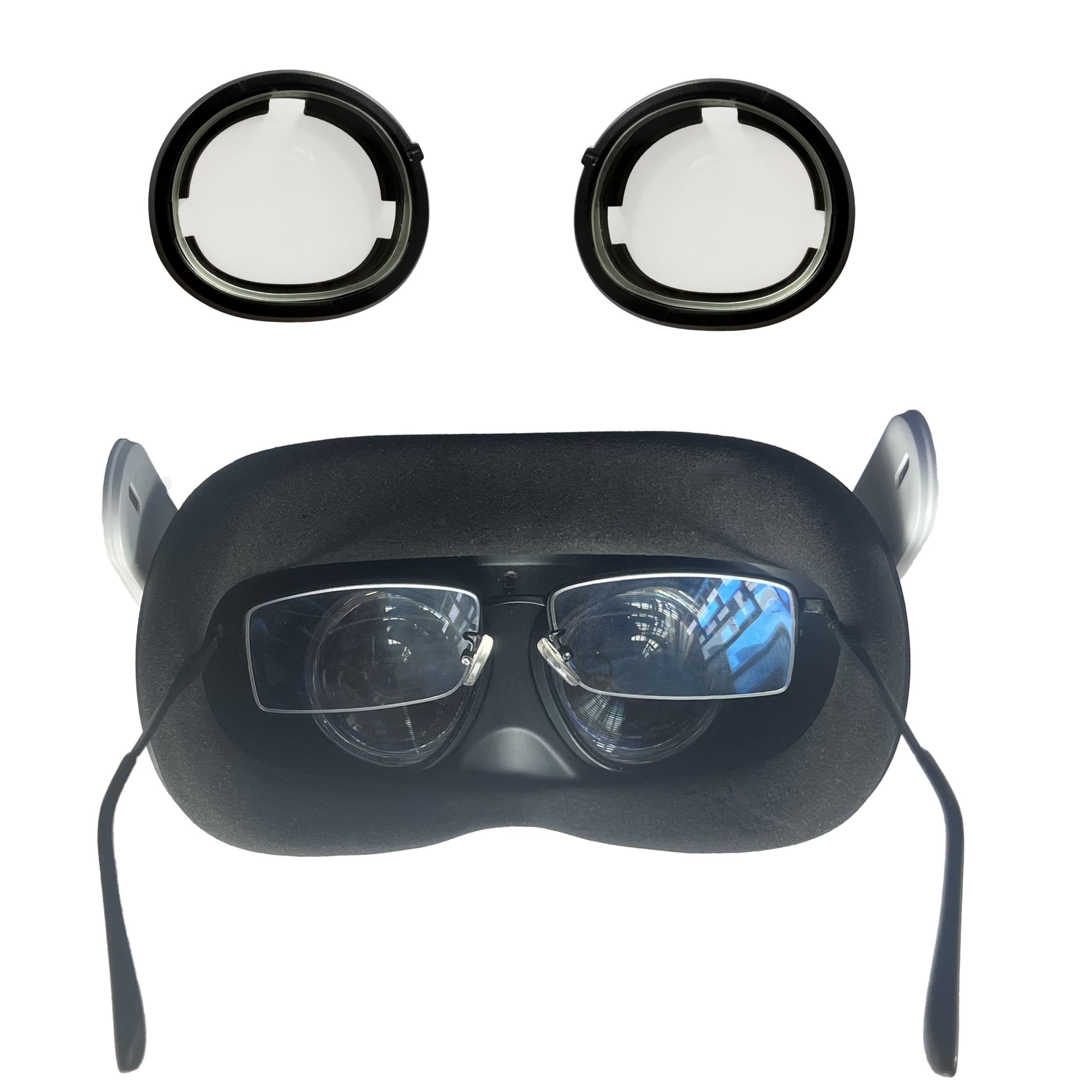 یک عدد عدسی برای چشم چپ یا راست برای کلاه VR Oculus Quest 3 با مدل Meta (دوربین های صد درصد گردبیندار)، (به افراط دوربینی: +6)