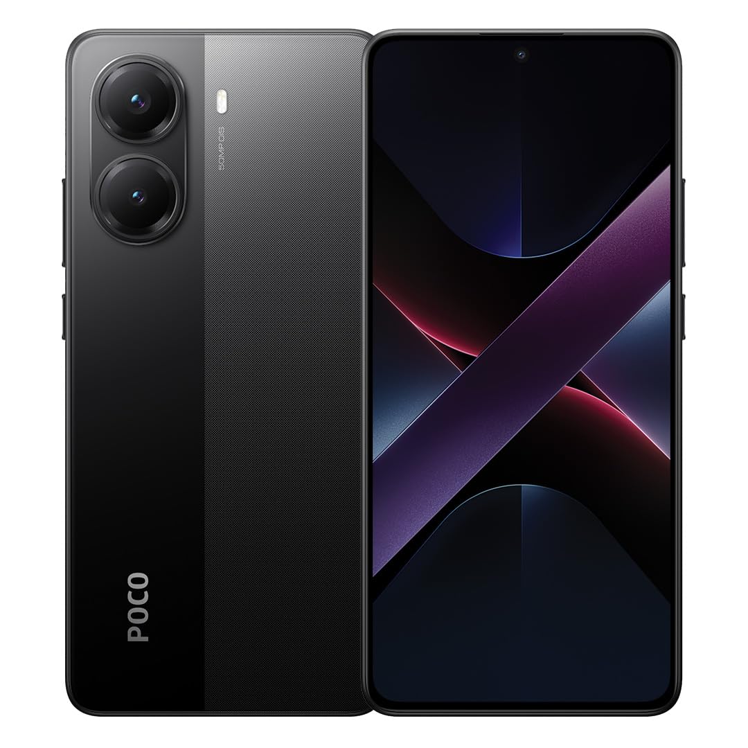 POCO X7 Pro سیاه 12 گیگابایت رم 512 گیگابایت موبایل 5G | مدیاتک دیمنستی 8400-الترا | صفحه نمایش AMOLED 120Hz منحنی 1.5K | دوربین اصلی 50 مگاپیکسل با OIS | IP68 | باتری 6000 میلی‌آمپر با Hypercharge 90 وات
