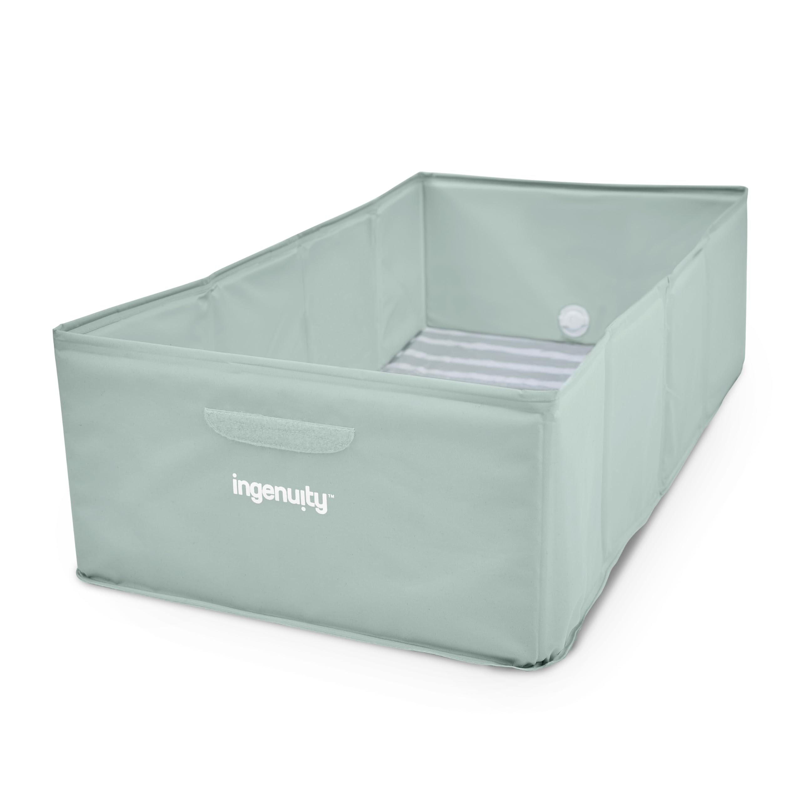 اینجنویتی Tuckaway Toddler Tub, تبدیل حمام به وان، جمع‌شدن برای ذخیره‌سازی، آسان برای تمیز کردن، نیازی به مونتاژ ندارد، 12 ماه تا 5 سال