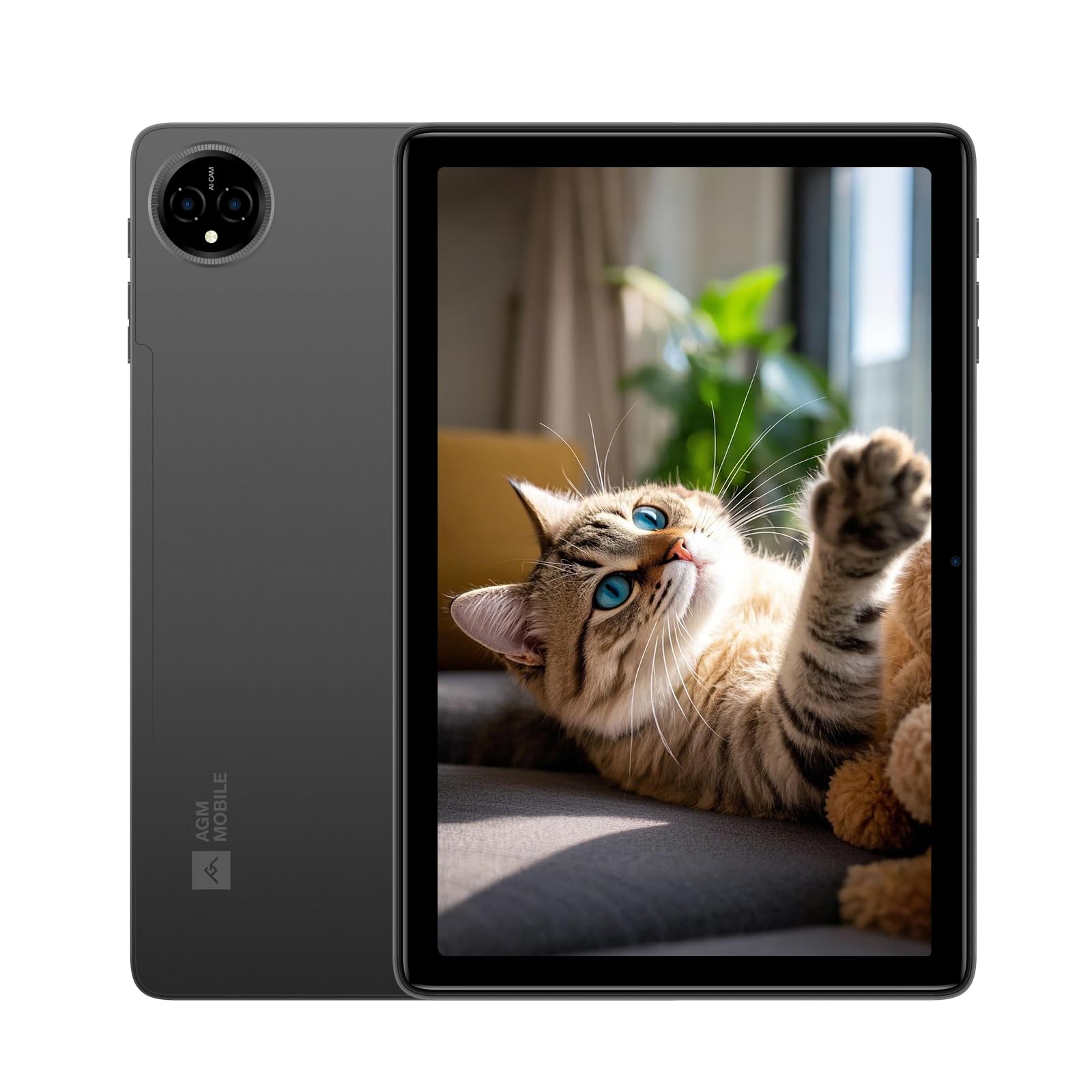 تبلت AGM PAD T3 اندروید ۱۴، صفحه نمایش ۱۰.۱ اینچی HD Widevine L1، Unisoc T606، ۴GB رم، ۶۴GB حافظه داخلی (TF ۵۱۲GB)، GPS/Type-C/باتری ۶۰۰۰mAh/دو سیم کارت ۴G LTE/وای فای ۵G هرتز
