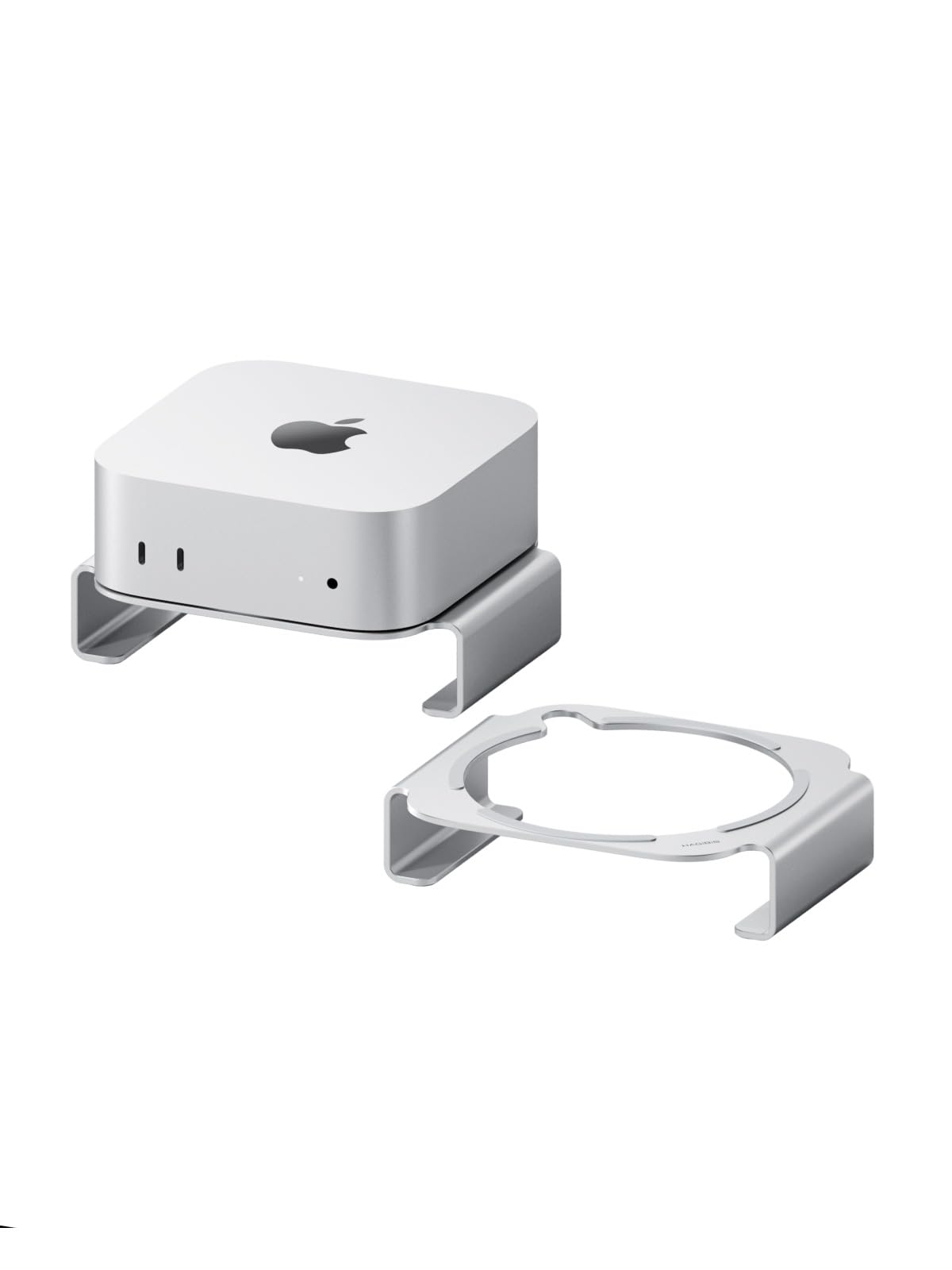 استند آلومینیومی Hagibis Mac mini برای مک مینی M4/M4 Pro 2024، تهویه حرارتی حرارتی و خنک کننده، نگهدارنده دسکتاپ، لوازم جانبی (MMS03)