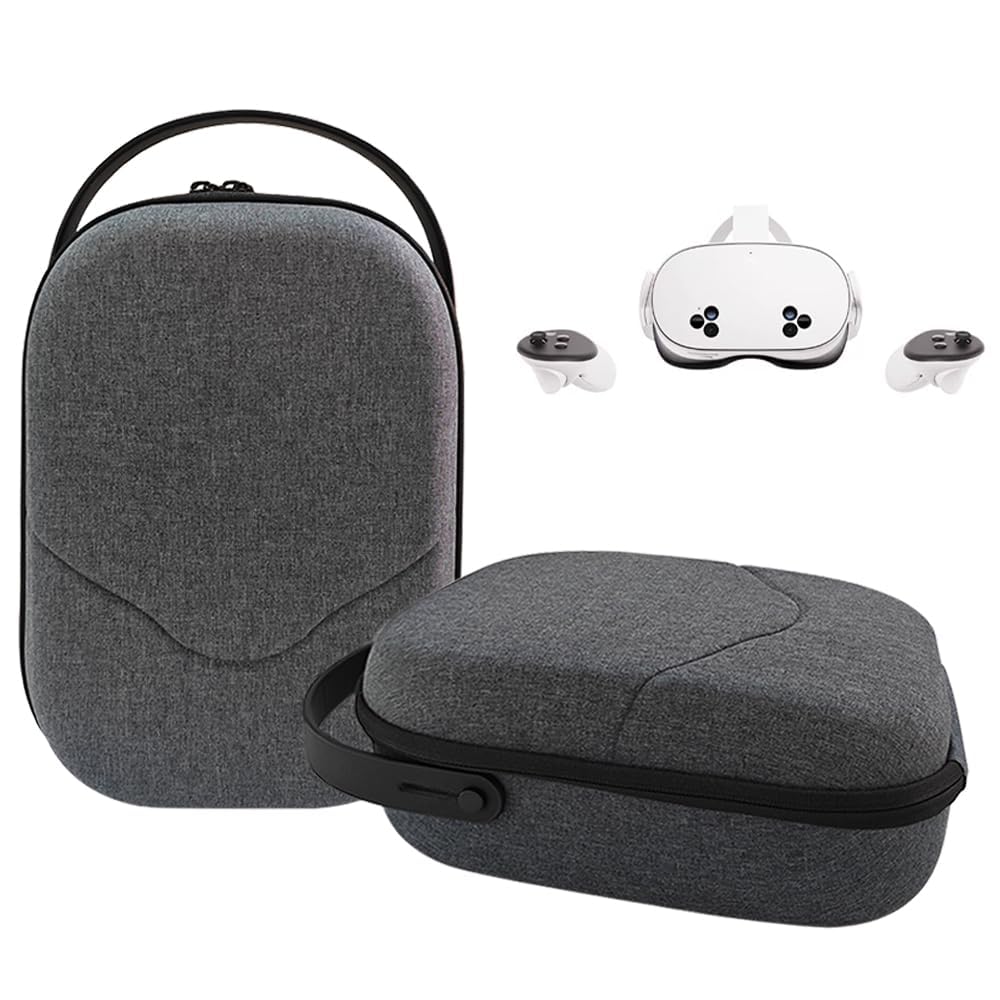 کیس حمل‌ونقل مقاوم برای Oculus Meta Quest 3S، کیس حمل‌ونقل برای کنترلر و هدست واقعیت مجازی ورژن اصلی/الیت و لوازم جانبی کنترلر و لمسی مربوطه