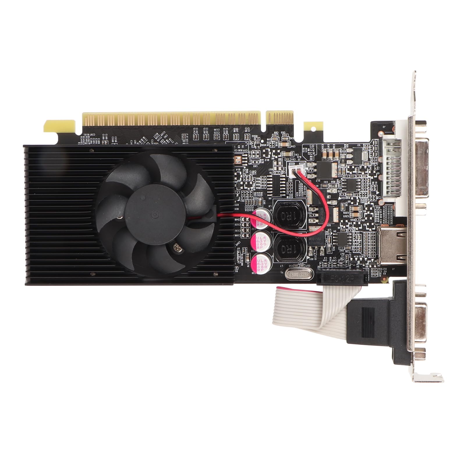کارت گرافیک بازی Kikumi، فرکانس حافظه 1000 مگاهرتز، 2560x1600، 1G DDR3 64 بیت، پشتیبانی از DVI و VGA، 589 مگاهرتز