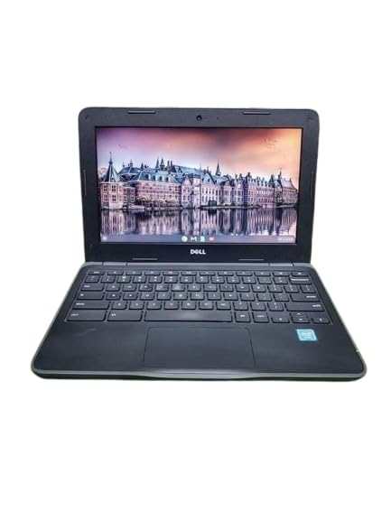 D-ell Chromebook 3180 / لپ تاپ Intel Celeron N3060 سری CPU 4GB DDR3 RAM، 16GB SATA HDD 11.6 اینچ / با Google Play Store Chrome OS (پاکسازی شده)