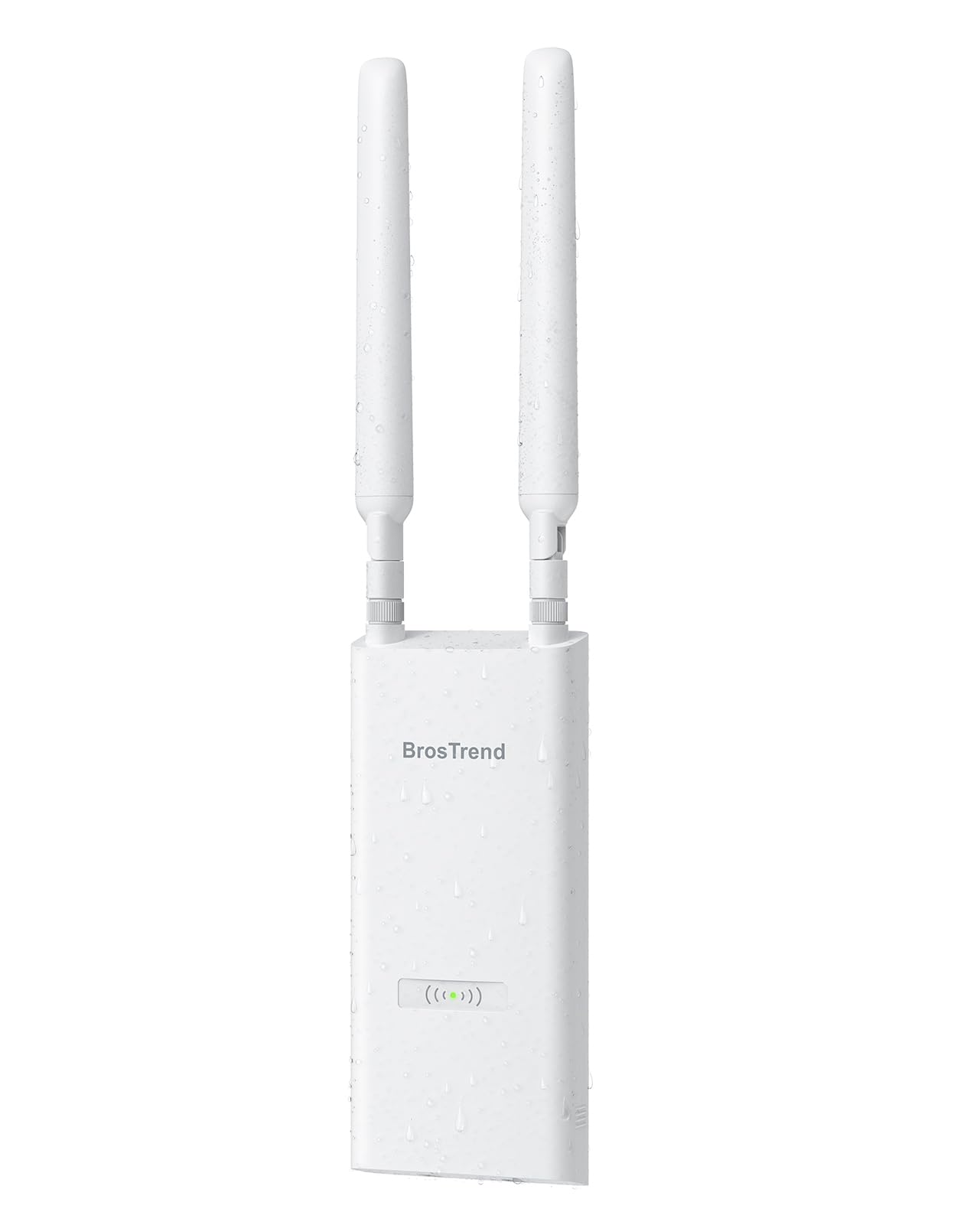 BrosTrend AC1200 دسترسی بیرونی نقطه دسترسی طولانی مدت، دسترسی بی‌سیم Gigabit مقاوم در برابر آب و هوا IP65، باند دوگانه 5GHz با سرعت 867Mbps + 2.4GHz با سرعت 300Mbps، تغذیه از طریق PoE، شامل تزریق کننده PoE غیرفعال، WAP برای حیاط، باغ