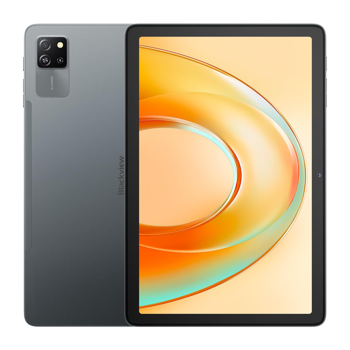 Blackview Tab 60 Pro Android 15 تبلت، 24GB+128GB (1TB SD خارجی)، تبلت 10.1 اینچی HD+، باتری 7700mAh، دو سیم کارت دوگانه 4G WiFi 5، 5MP+13MP، 8.5 میلی‌متری فوق‌العاده نازک، دو بلندگو باکس، GPS، خاکستری