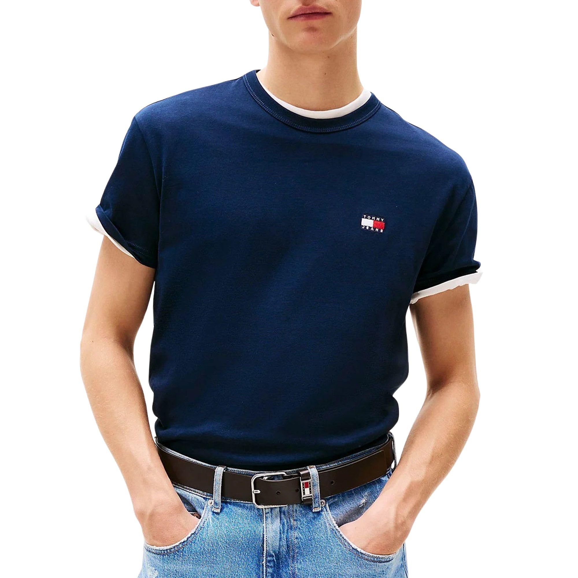 پولوهای TOMMY JEANS مردانه TJM CASUAL COOL ESS POLO (بسته‌ای شامل ۱ عدد) اندازه M رنگ Dark Night Navy