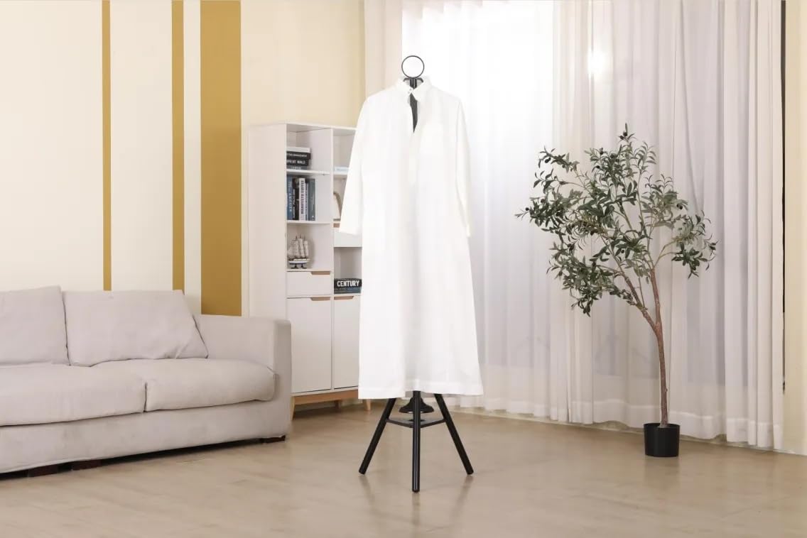 بخاری لباس اعوج عربی عمودی و ایستگاه برای بخاری کردن لباس همراه با سوزنای سیاه