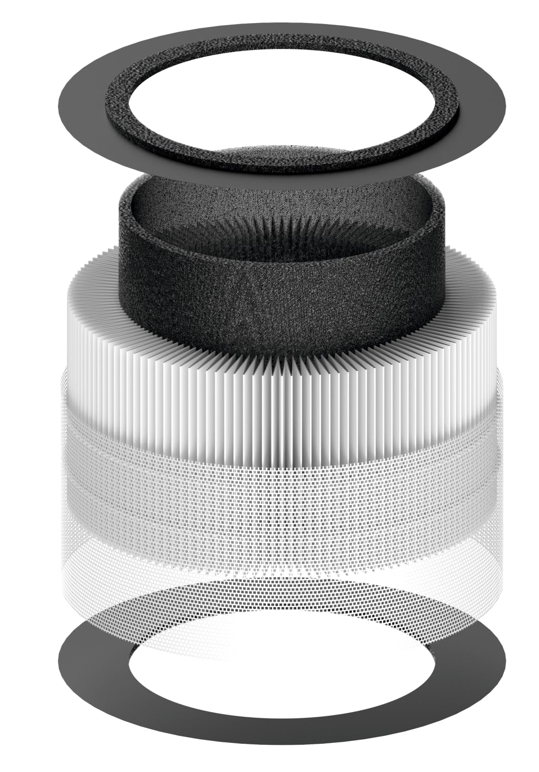 فیلتر ترکیبی 3 در 1 هانیول هواپز Air Touch V1 با پیش فیلتر، فیلتر H13 HEPA و فیلتر کربن فعال، 99.97٪ آلرژن ها، آلاینده ها، PM2.5، VOCها، دود و بو را از بین می برد.