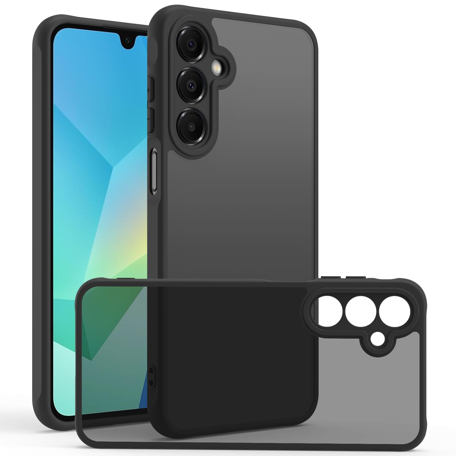 کاور مات برای Samsung Galaxy A16 5G / 4G 6.7 اینچ ، کاور تلفن پشتی نیمه شفاف روکشی ، کاور مقاوم در برابر ضربه برای Galaxy A16 (Galaxy A16)