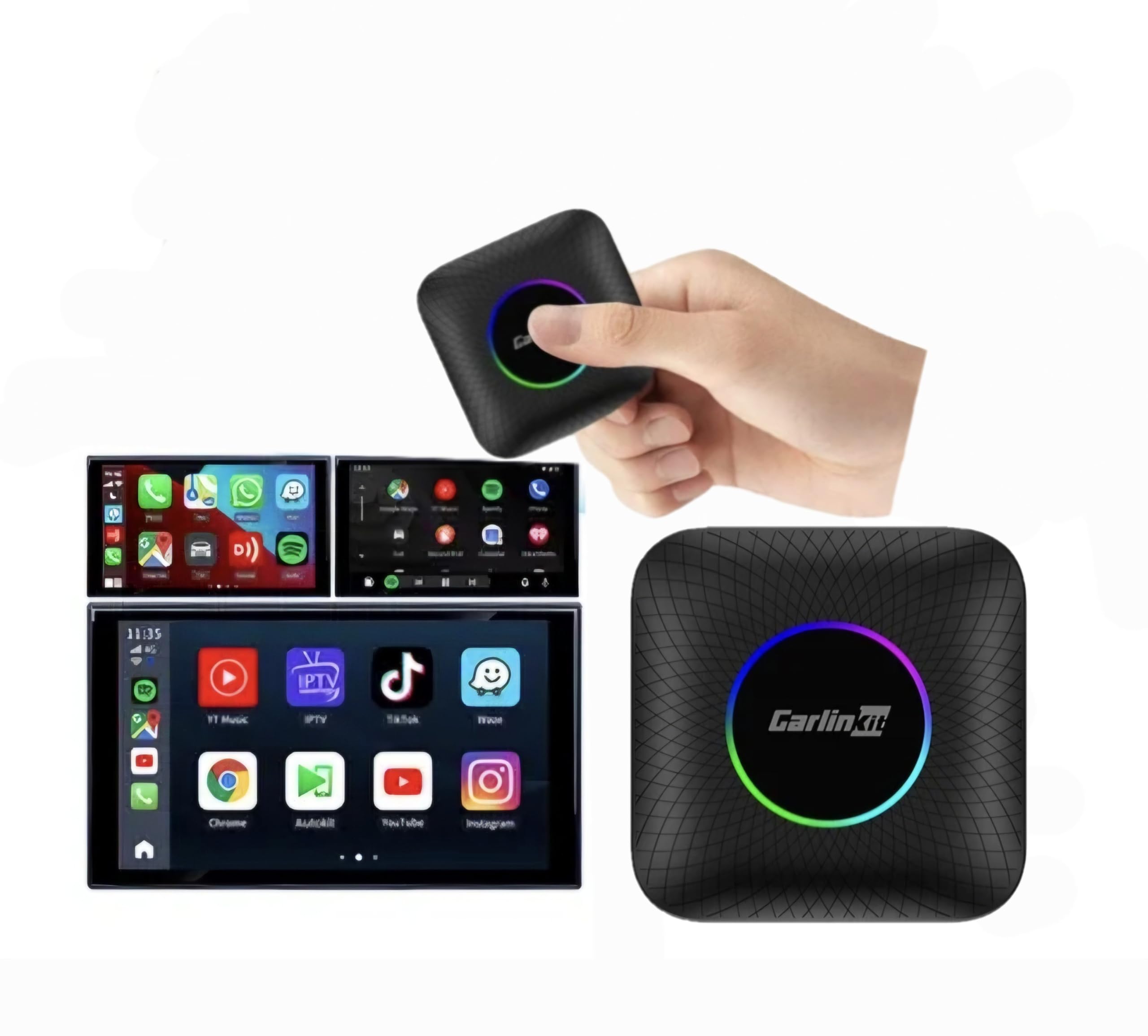 Smart One Android 13 System 4G 64GBSmart BoxPortableCarplay WirelessAndroid AutoCarplay Ai Box dongle
