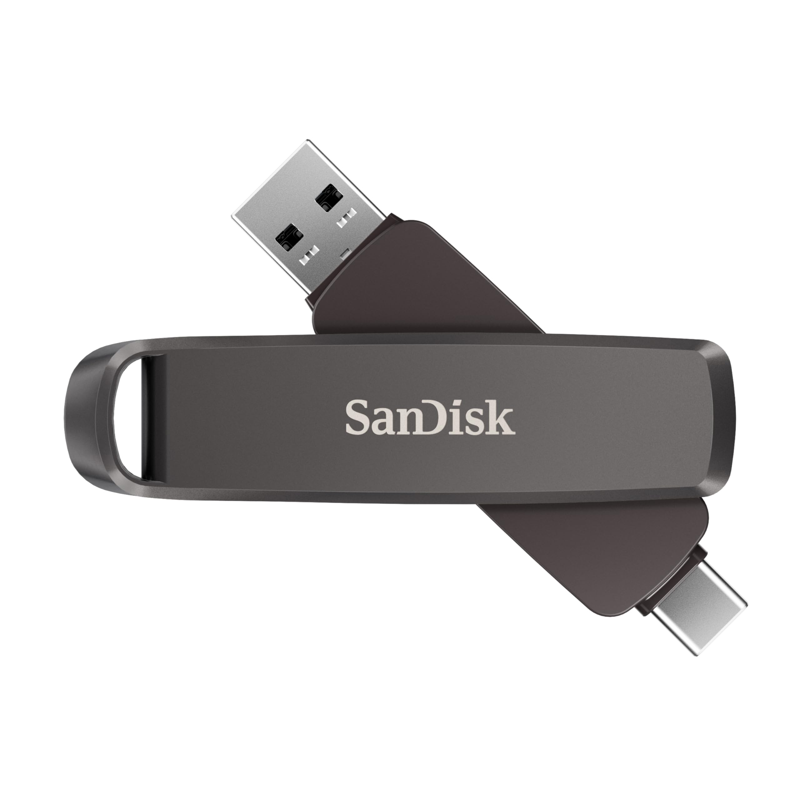 SanDisk ۵۱۲ گیگابایت اکستریم پرو دوآرتا - تا ۱,۰۰۰ مگابایت بر ثانیه، رابط USB Type-C و USB Type-A، فلش درایو با عملکرد بالا - SDDDE1-512G-G46