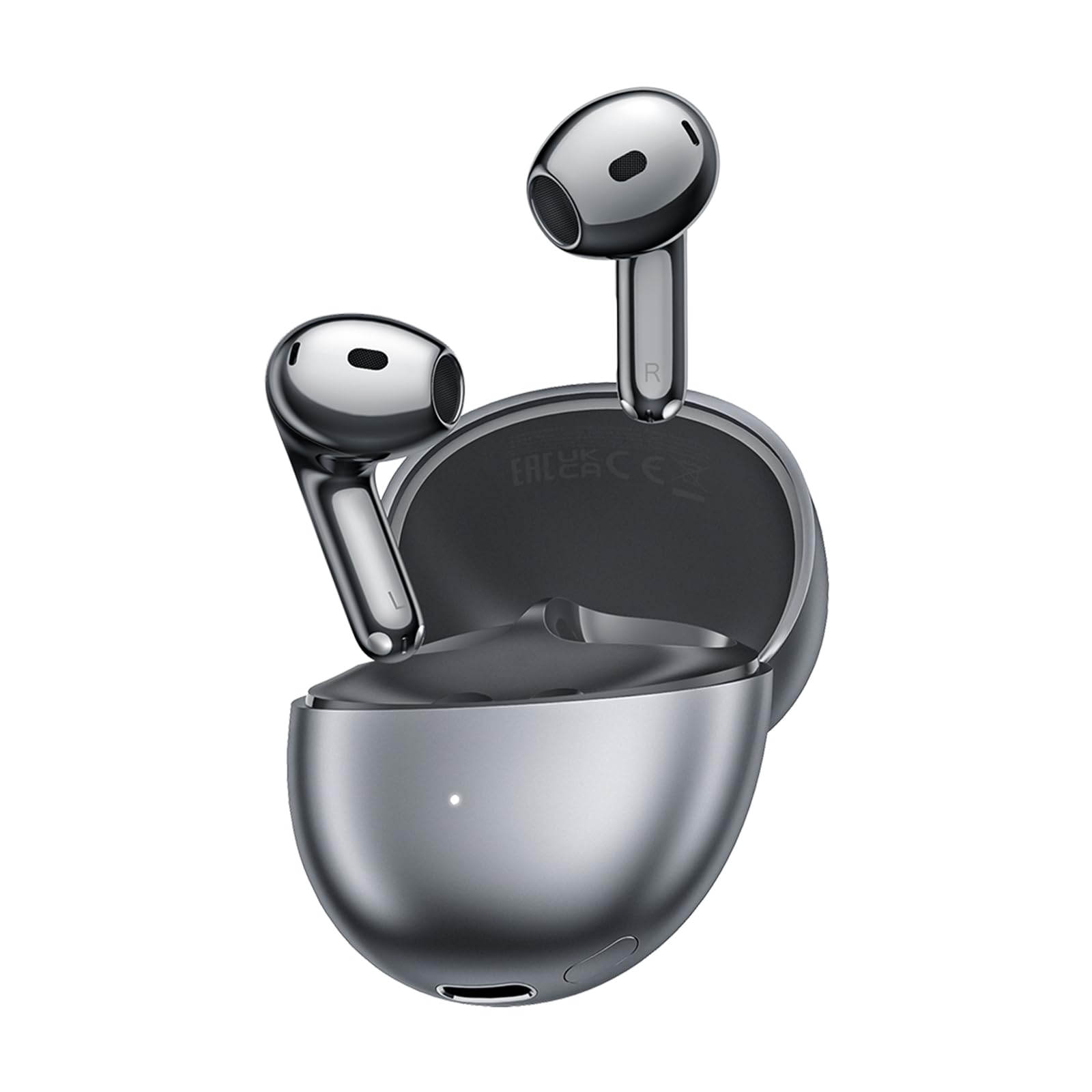هدفون‌های بلوتوث Honor Choice Earbuds S7، باطری 36 ساعته، هدفون‌های لغو نویز با سه میکروفون هوشمند، هدفون‌های بلوتوث 5.3 با میکروفون، هدفون‌های بی‌سیم IP54 در گوش، رنگ خاکستری S7.
