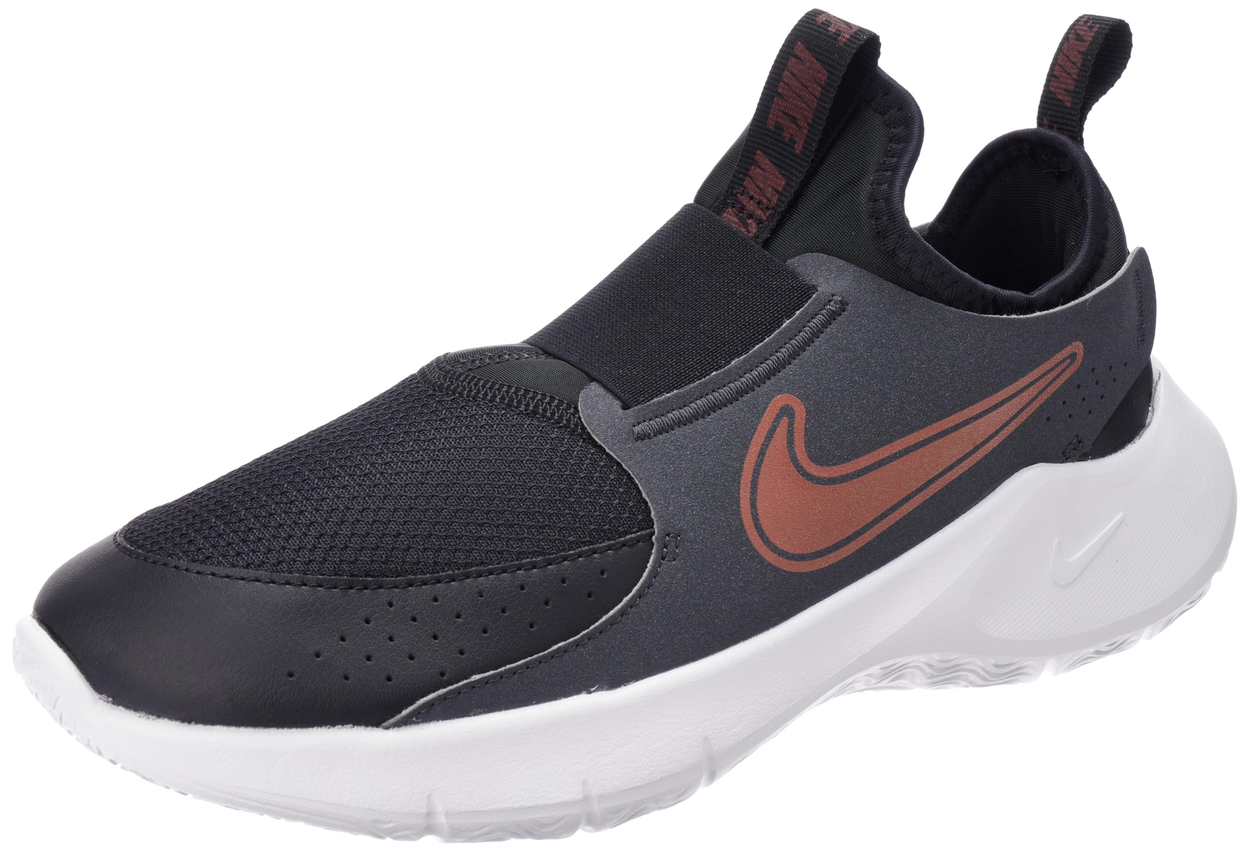 کفش‌های کودک دختر یونی‌سکس Nike FLEX RUNNER 3 SE HF در سایز 37.5 اروپا، رنگهای مشکی، داک پونی، آنتراسیت و گیم فوت.
