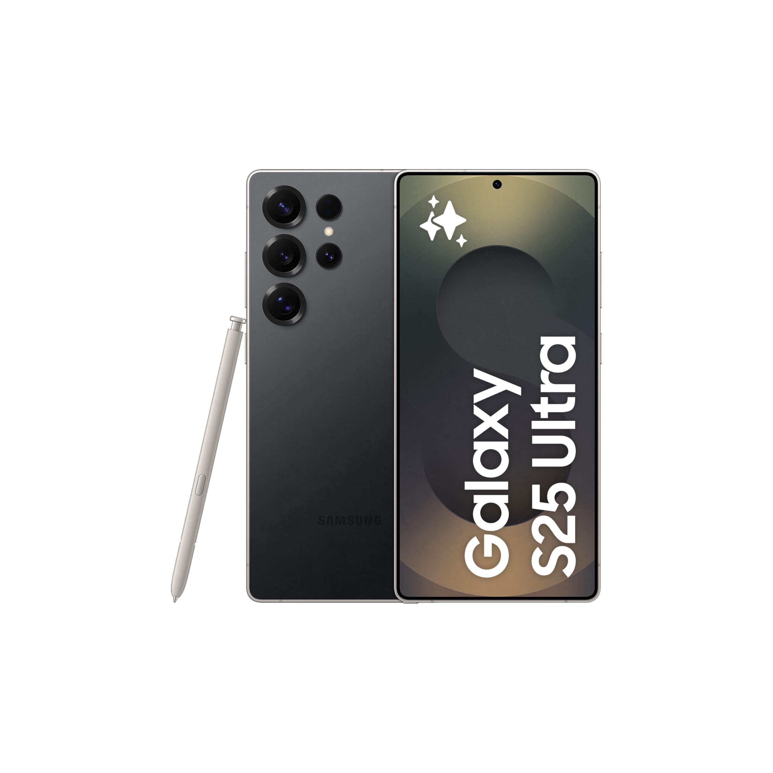 گوشی هوش مصنوعی Samsung Galaxy S25 Ultra، حافظه 256 گیگابایت، رم 12 گیگابایت، رنگ تیتانیوم سیاه، اندروید اسمارت فون، دوربین 200 مگاپیکسل، قلم اس پن، طول عمر باتری بلند (نسخه امارات) تیتانیوم سیاه 256 گیگابایت