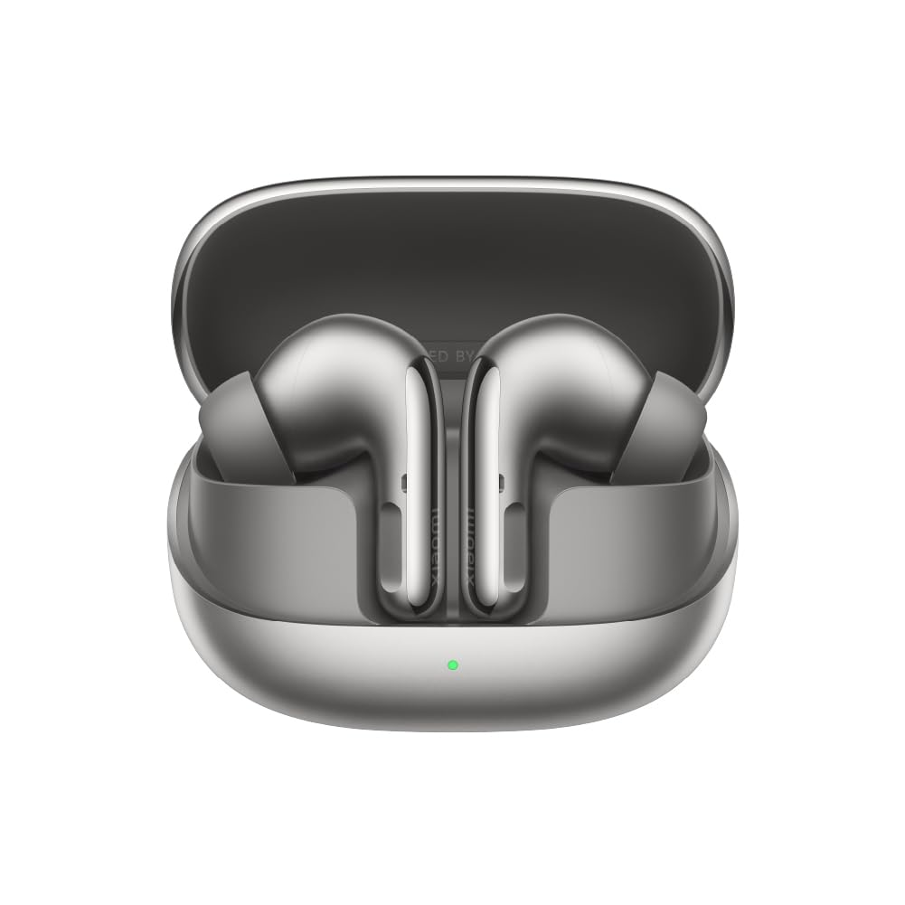 هدفون شیائومی Buds 5 Pro BT-تیتانیوم | سه میکروفن + کاهش سر و صدا تماس هوشمند | تا 36 ساعت عمر باتری طولانی با جعبه شارژ